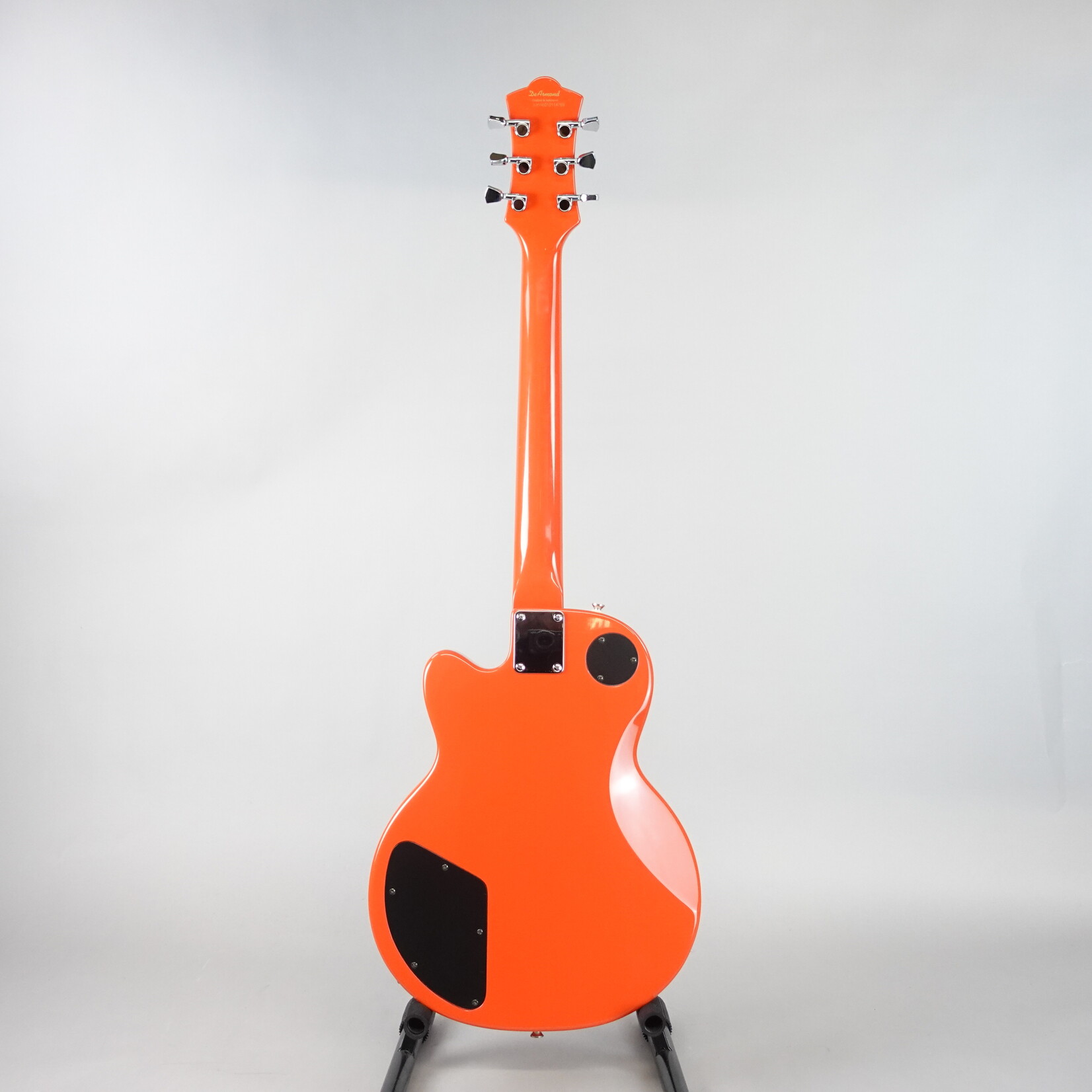 DeArmond M66 Solid Body Electric Guitar - Fiesta Red (Used)