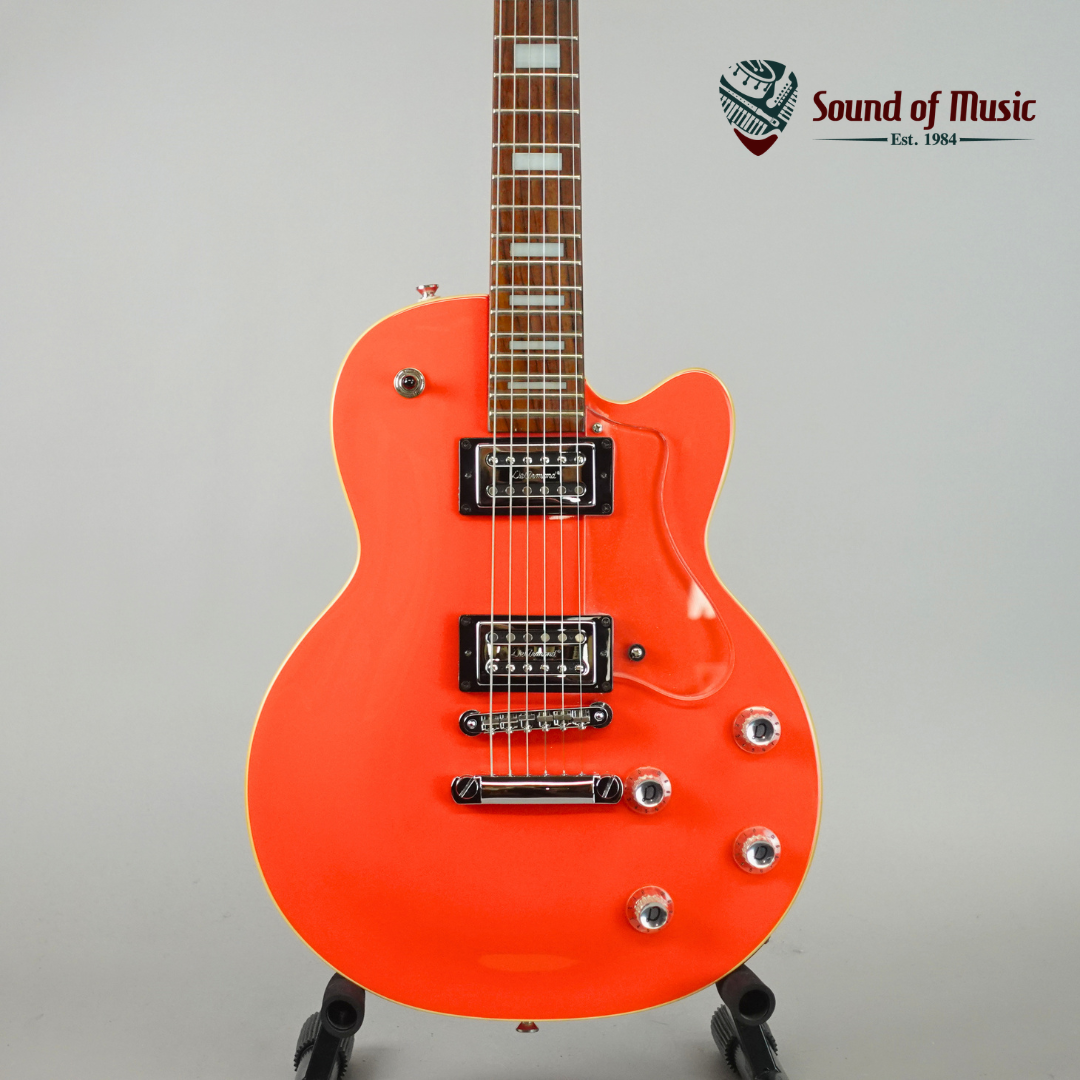 DeArmond M66 Solid Body Electric Guitar - Fiesta Red (Used)