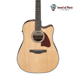 IBANEZ Ibanez AAD51CE Acoustic-Electric Guitar - Natural High Gloss