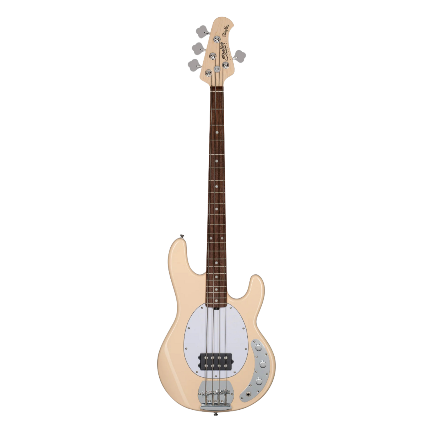 Sterling By Music Man StingRay RAY4 Bass Guitar - Vintage Cream