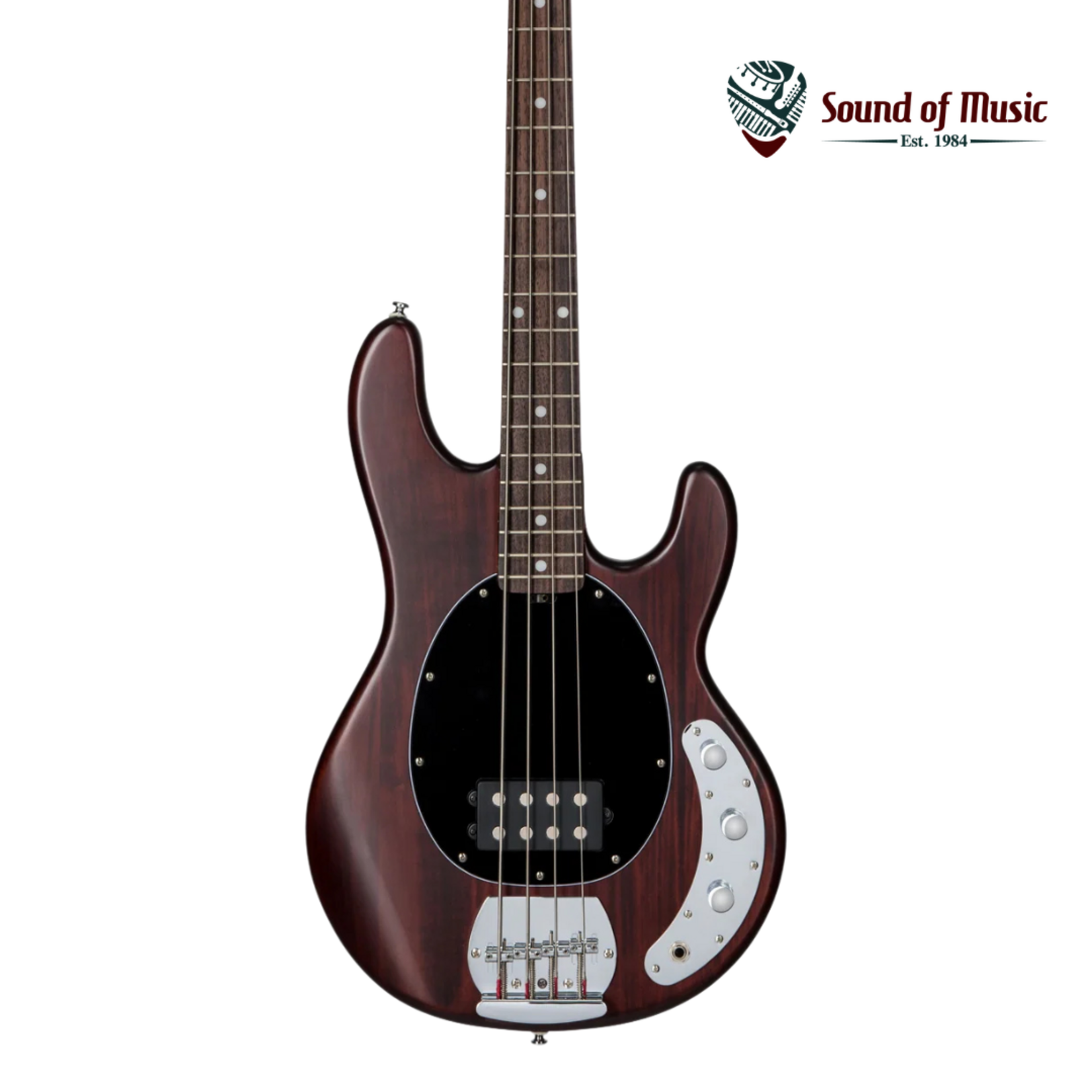 Sterling By Music Man StingRay RAY4 Bass Guitar - Walnut Satin