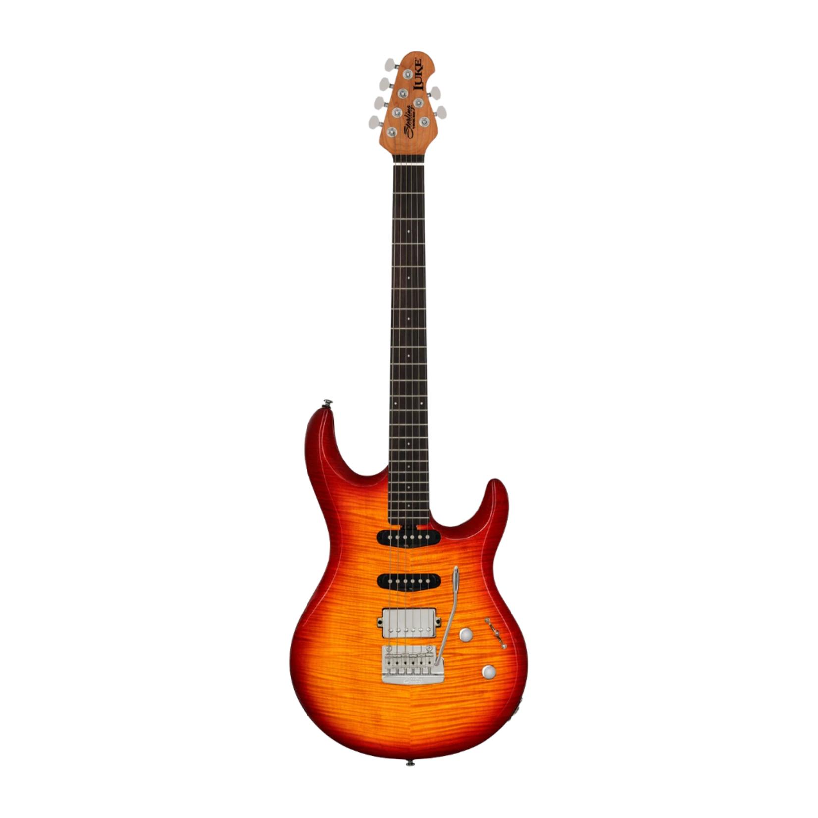 Sterling By Music Man LK100 Steve Lukather Signature Electric Guitar - Heritage Cherry Burst