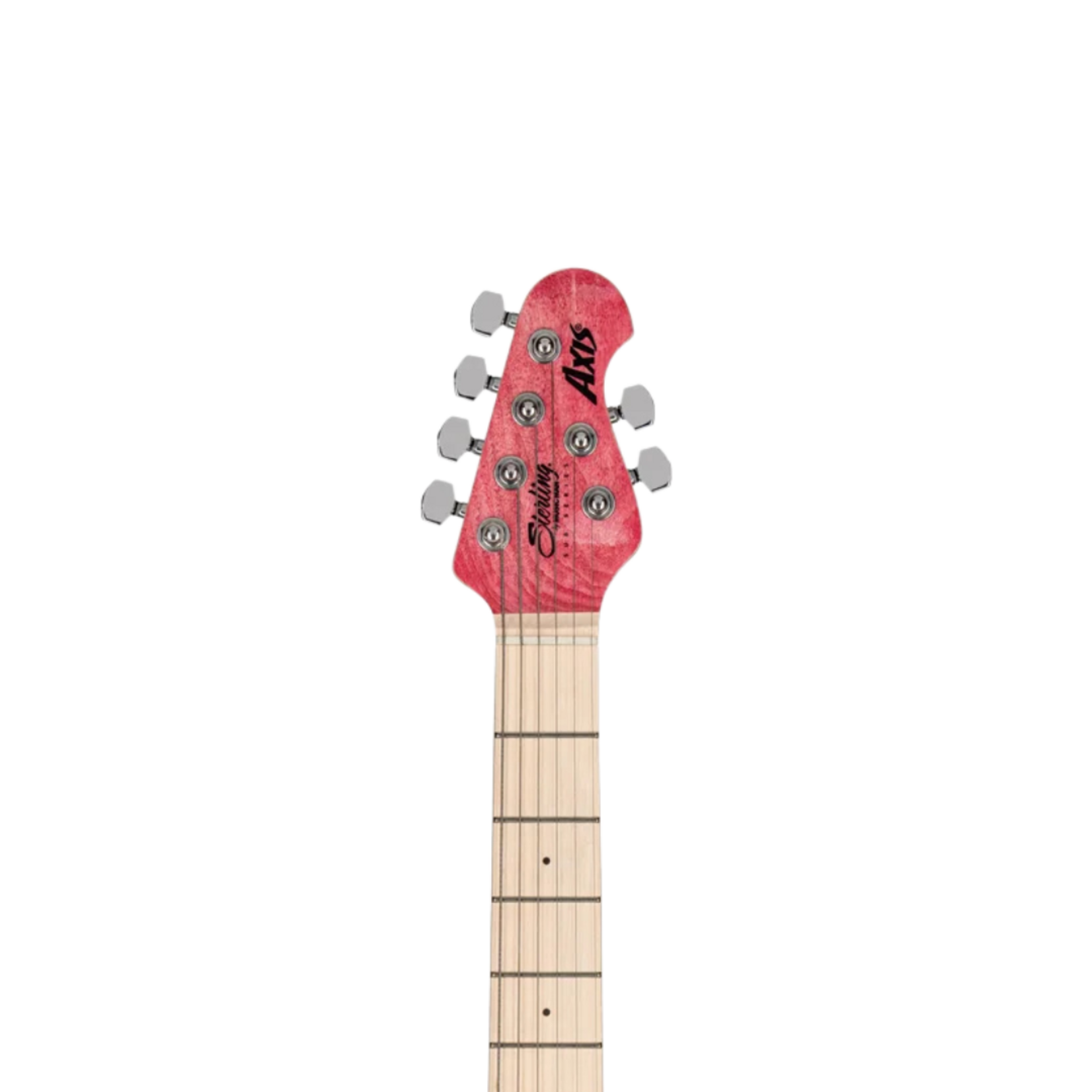 Sterling By Music Man Axis Flame Maple Electric Guitar - Stain Pink
