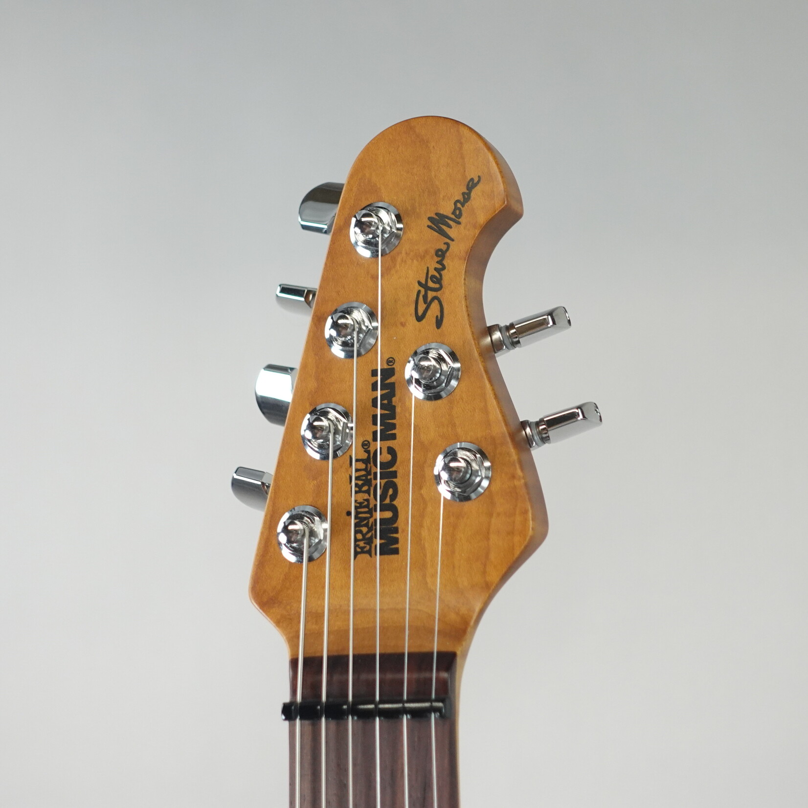 Ernie Ball Music Man Steve Morse Signature Electric Guitar - Morse Blue Burst