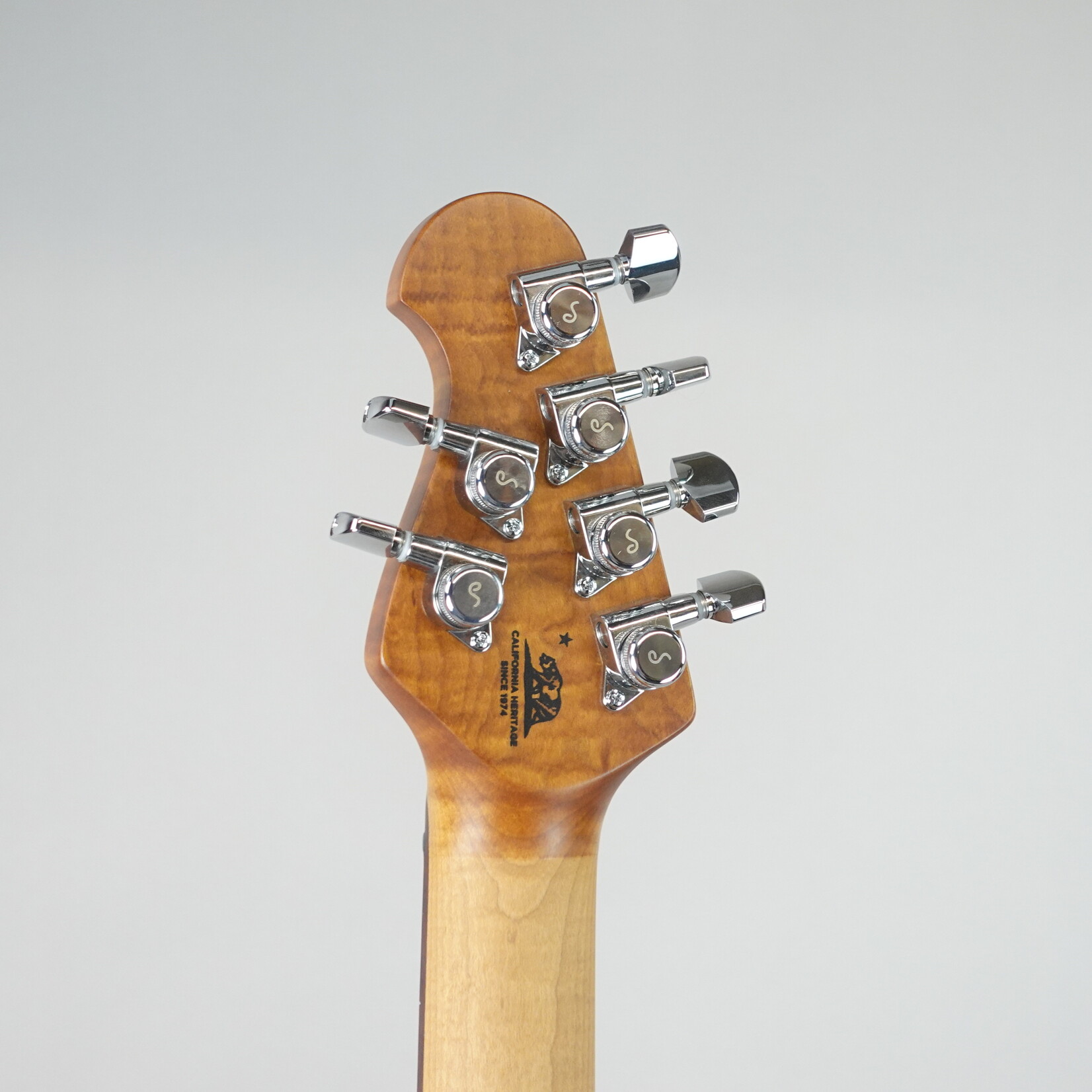 Ernie Ball Music Man Steve Morse Signature Electric Guitar - Morse Blue Burst