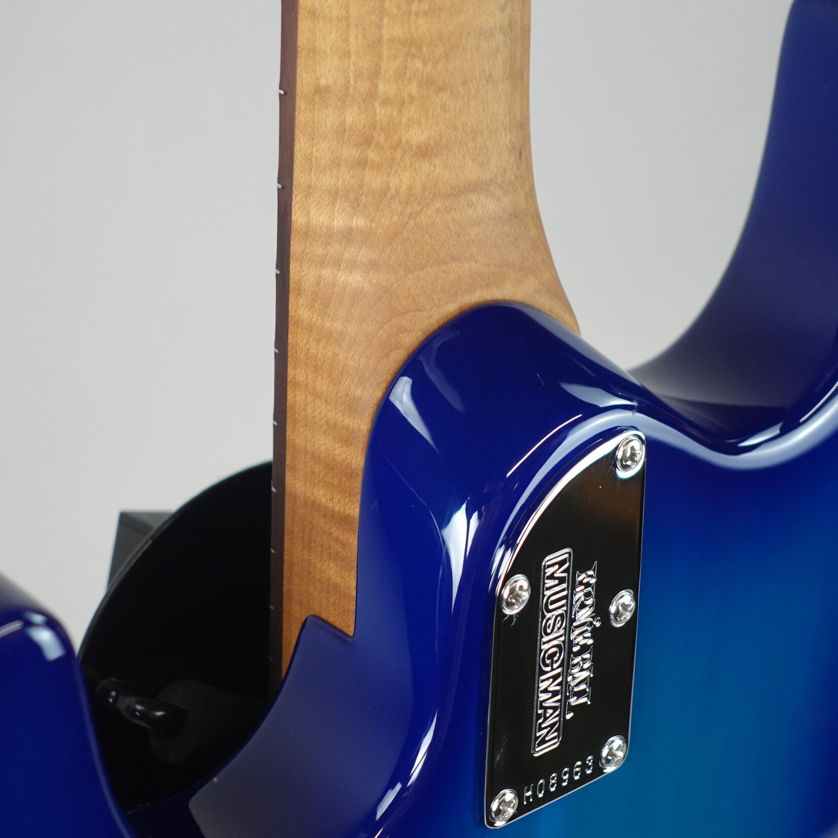 Ernie Ball Music Man Steve Morse Signature Electric Guitar - Morse Blue Burst
