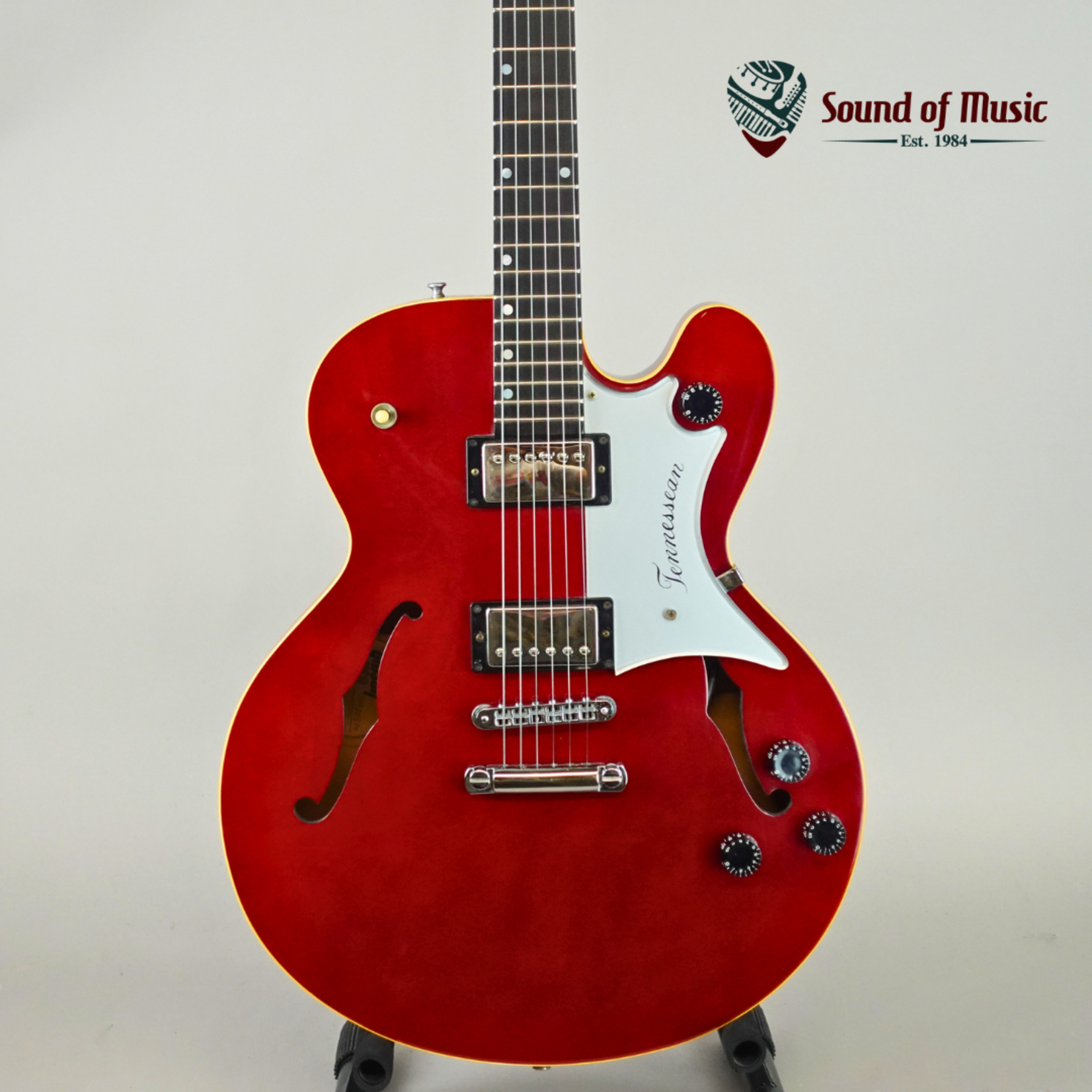 Gibson 1990 Chet Atkins Tennessean Semi-Hollowbody Guitar W/Case - Wine Red