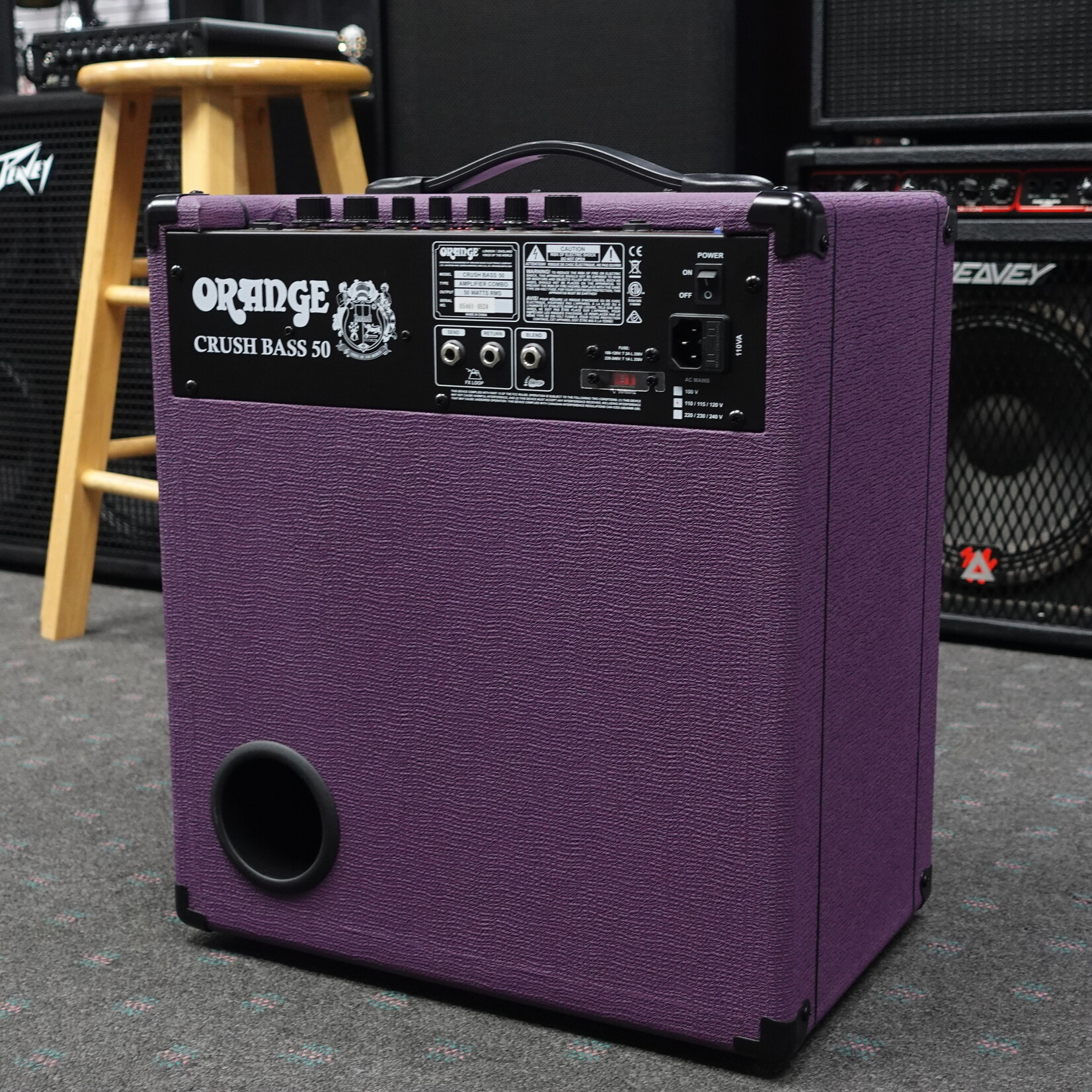 Orange Crush Bass 50 Glenn Hughes Limited Edition 1x12 50-Watt Combo Bass Amp - Purple (Used)