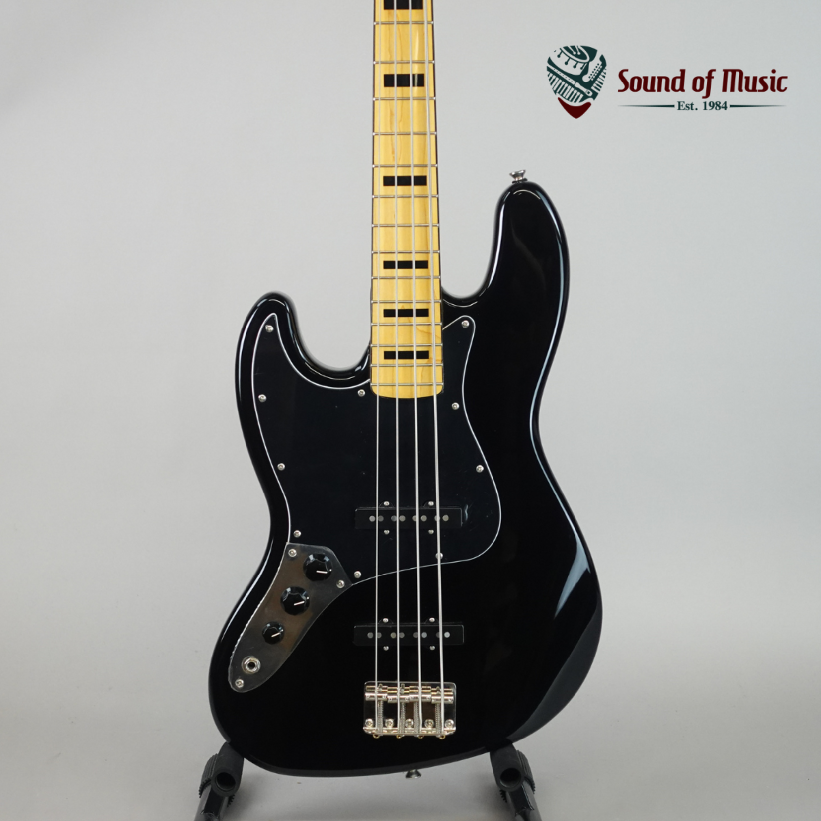 Squier Classic Vibe '70s Jazz Bass Left-Handed Maple Fingerboard - Black (Used)