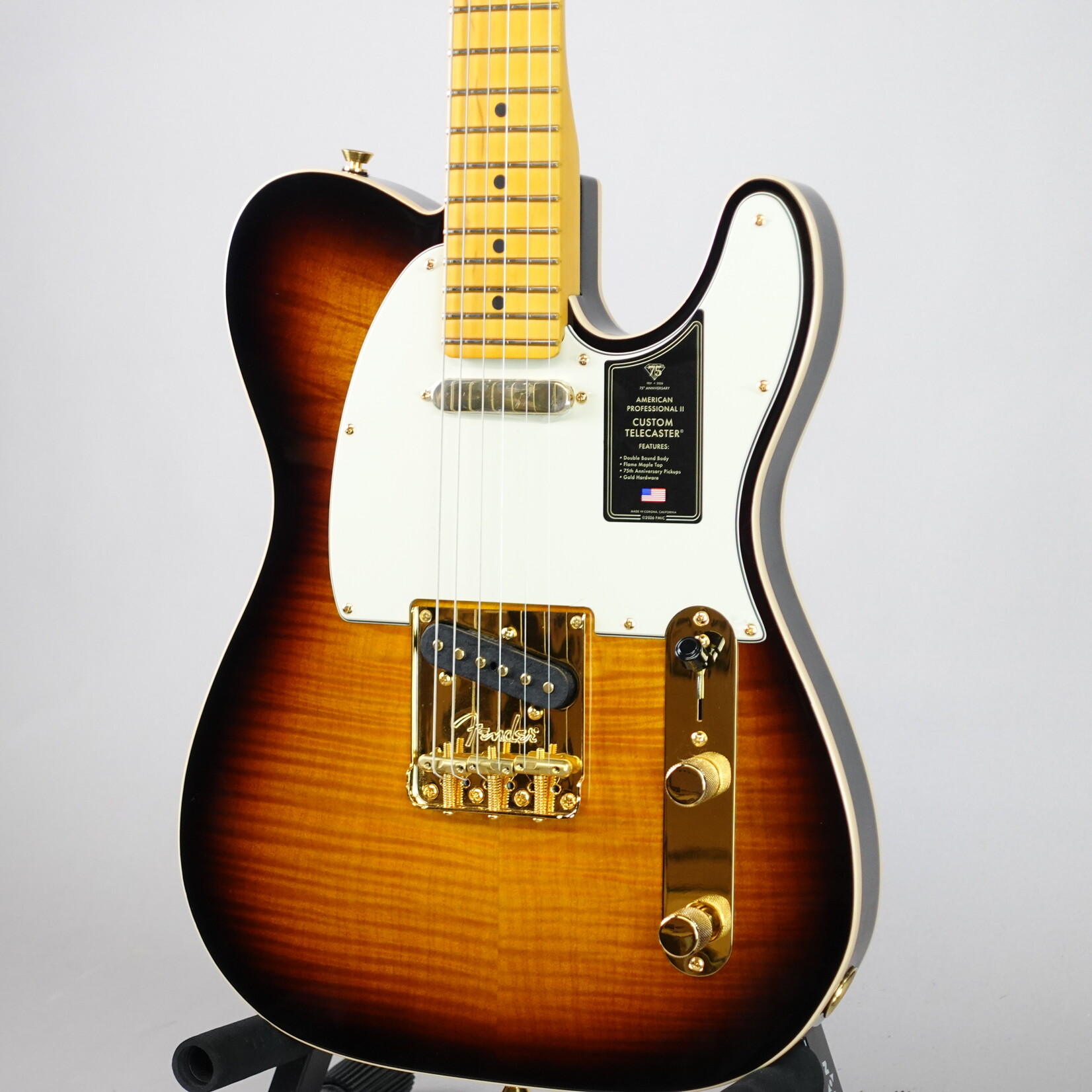 Fender 75th Anniversary American Professional Custom Telecaster, Maple Fingerboard W/Case - 2-Color Sunburst