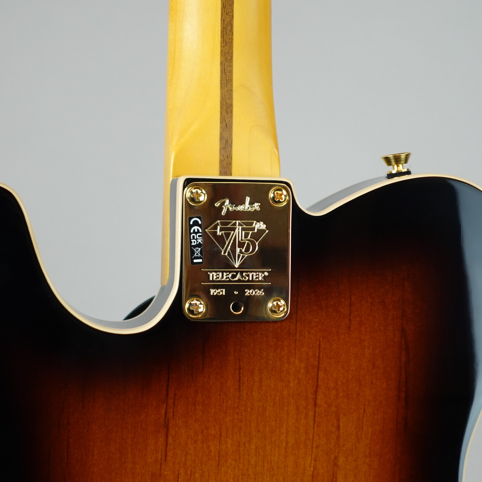 Fender 75th Anniversary American Professional Custom Telecaster, Maple Fingerboard W/Case - 2-Color Sunburst