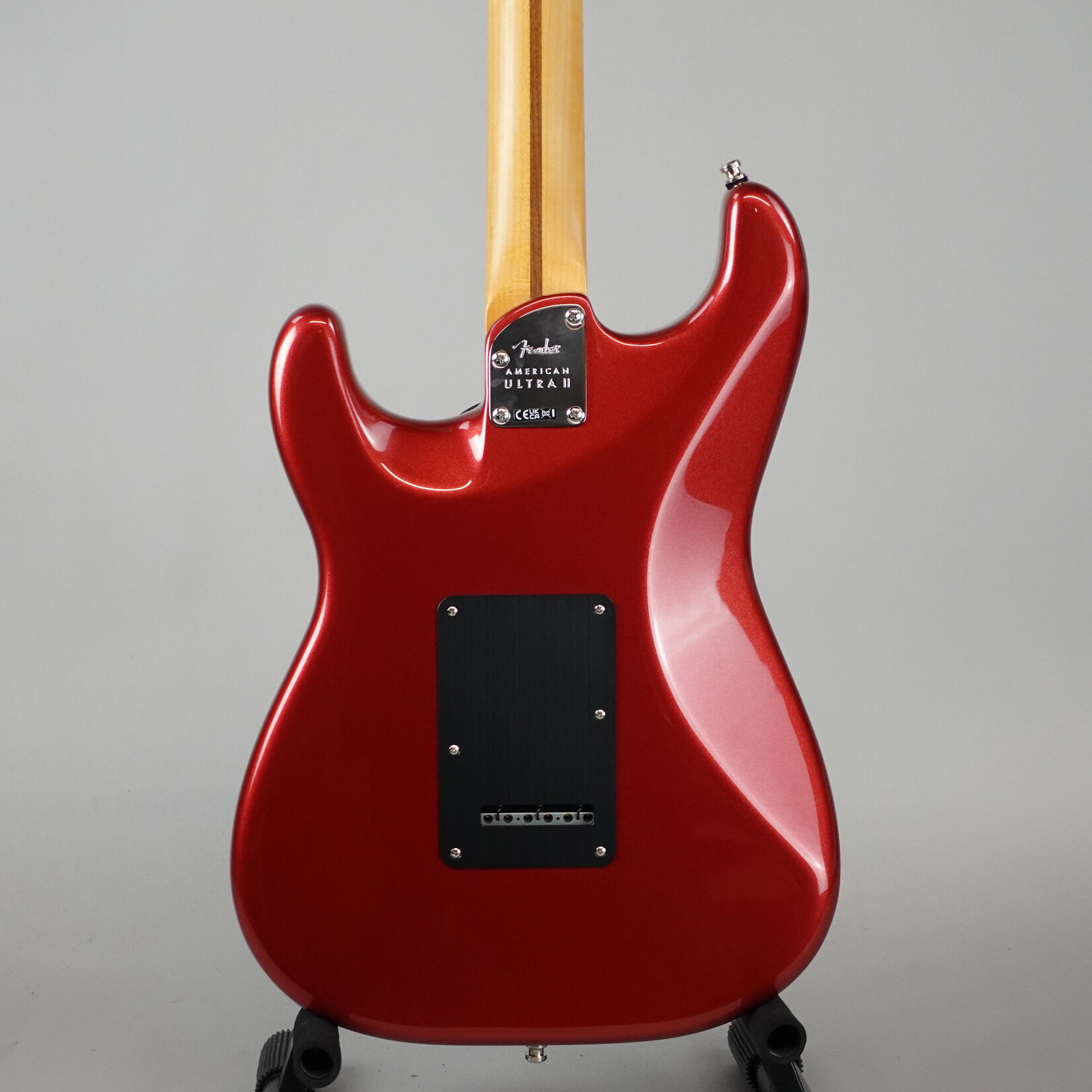 Fender American Ultra II Stratocaster SSS Electric Guitar, Maple Fingerboard W/Case - Sinister Red