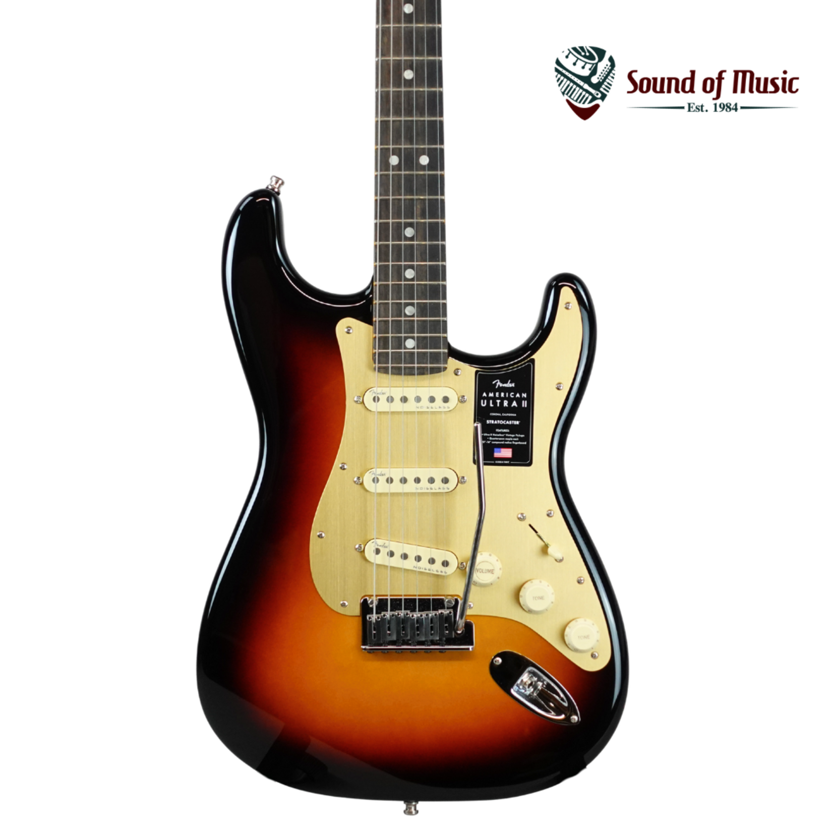 Fender American Ultra II Stratocaster®, Ebony Fingerboard - Ultraburst