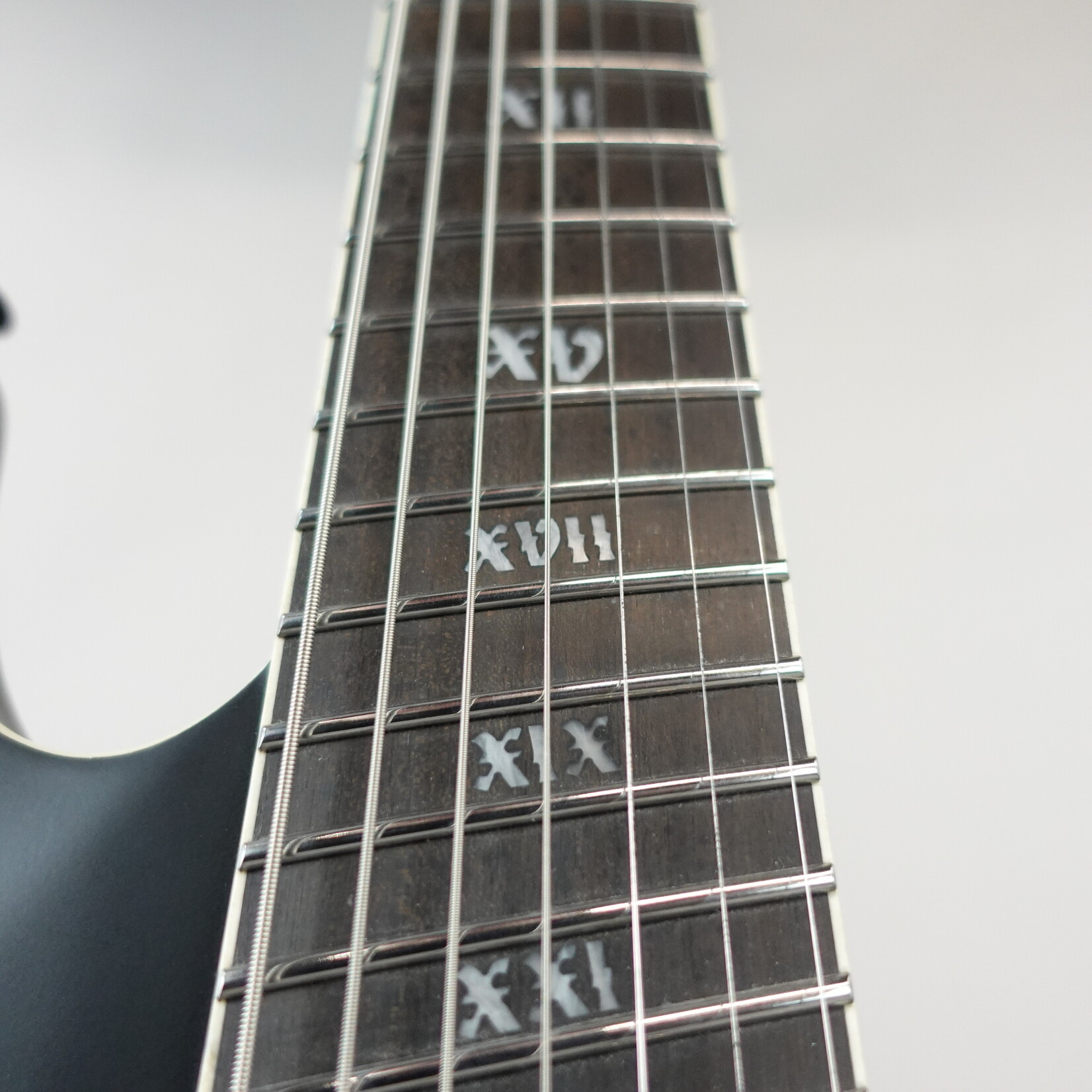 Schecter C-7 SLS Evil Twin Electric Guitar - Satin Black