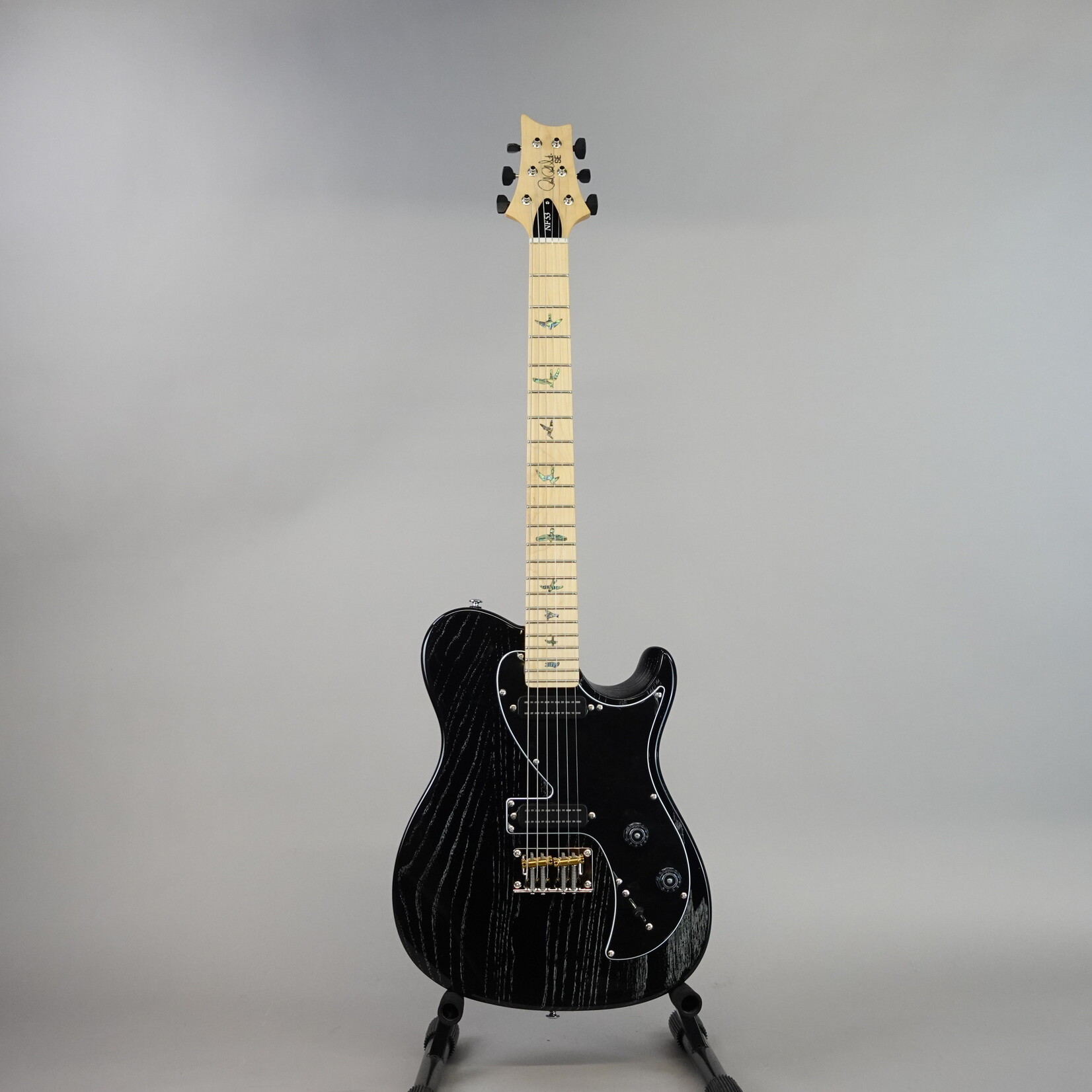 PRS SE NF 53 Electric Guitar W/Gig Bag - Black Doghair