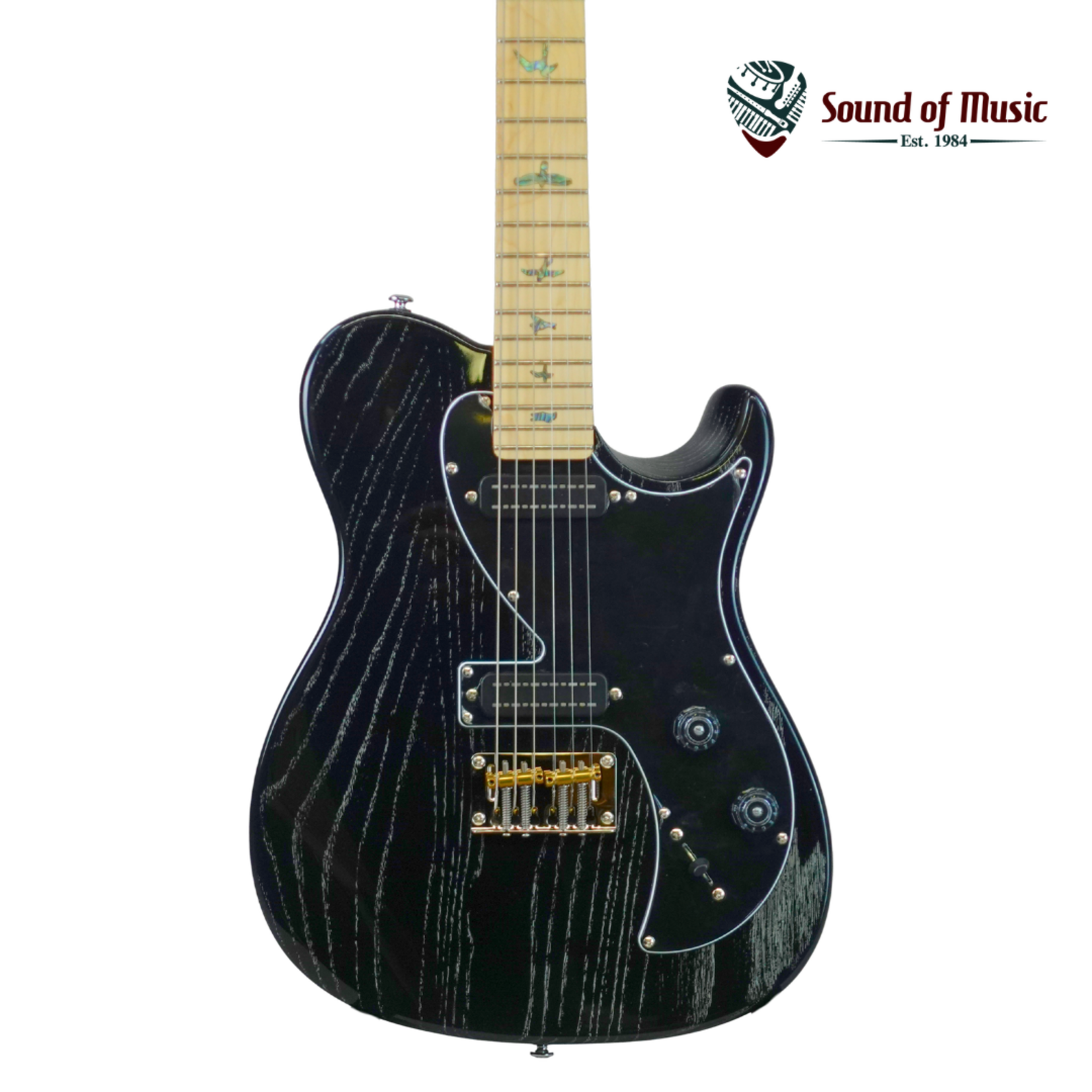 PRS SE NF 53 Electric Guitar W/Gig Bag - Black Doghair