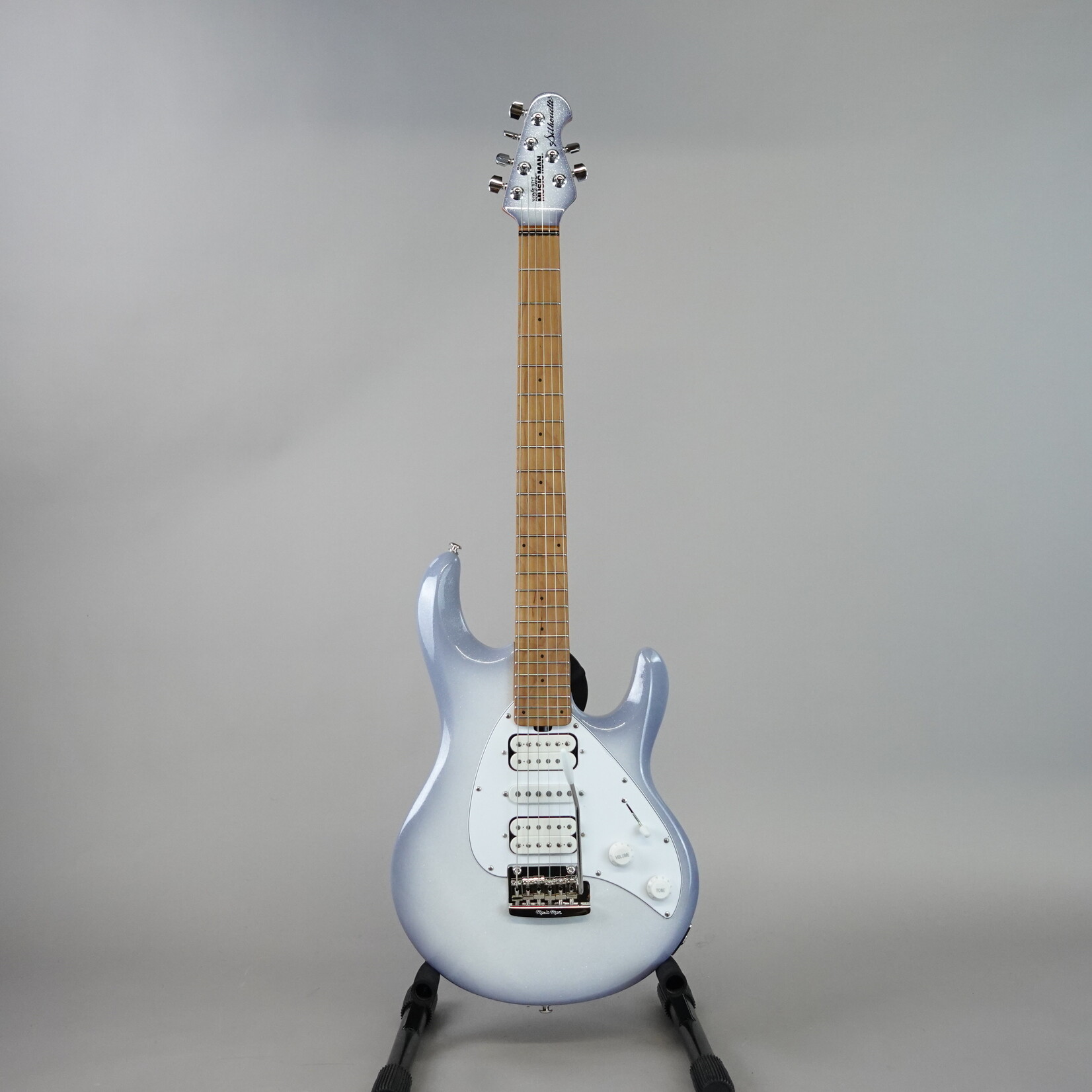 Ernie Ball Music Man HSH Silhouette Electric Guitar - Snowy Night
