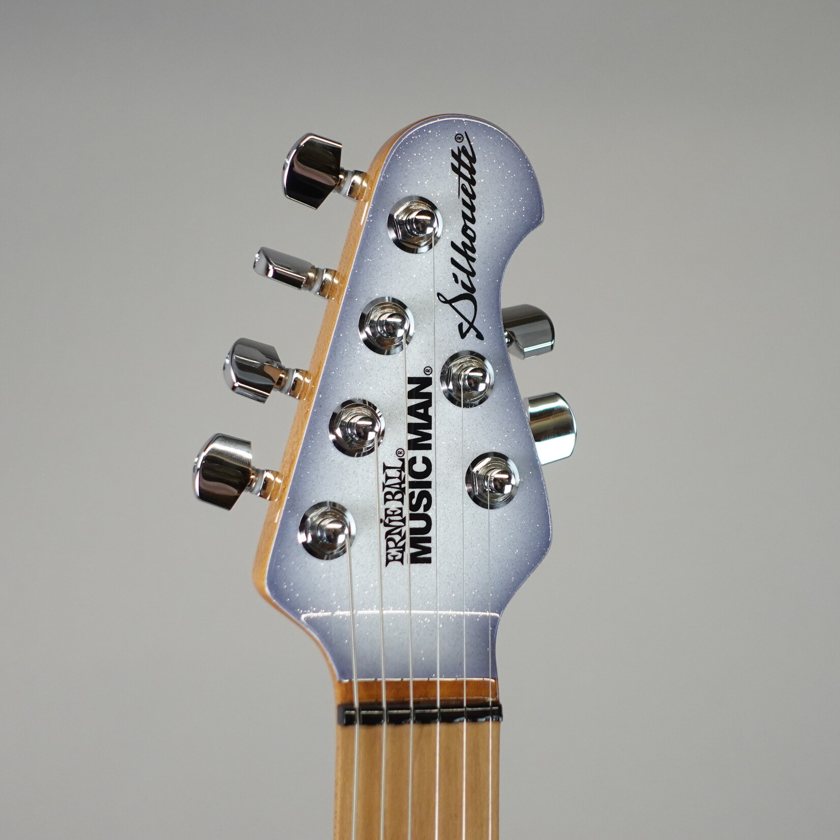 Ernie Ball Music Man HSH Silhouette Electric Guitar - Snowy Night