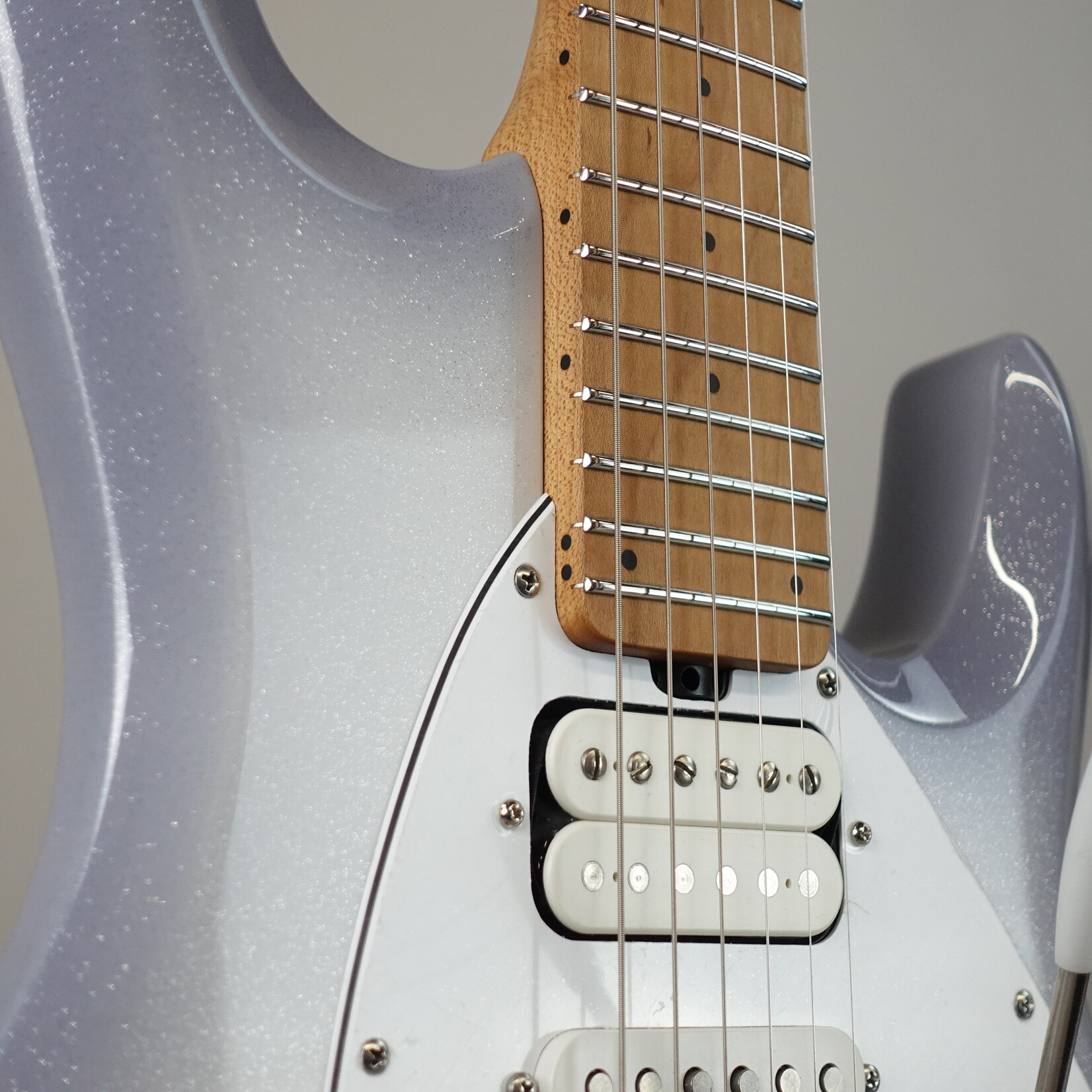 Ernie Ball Music Man HSH Silhouette Electric Guitar - Snowy Night