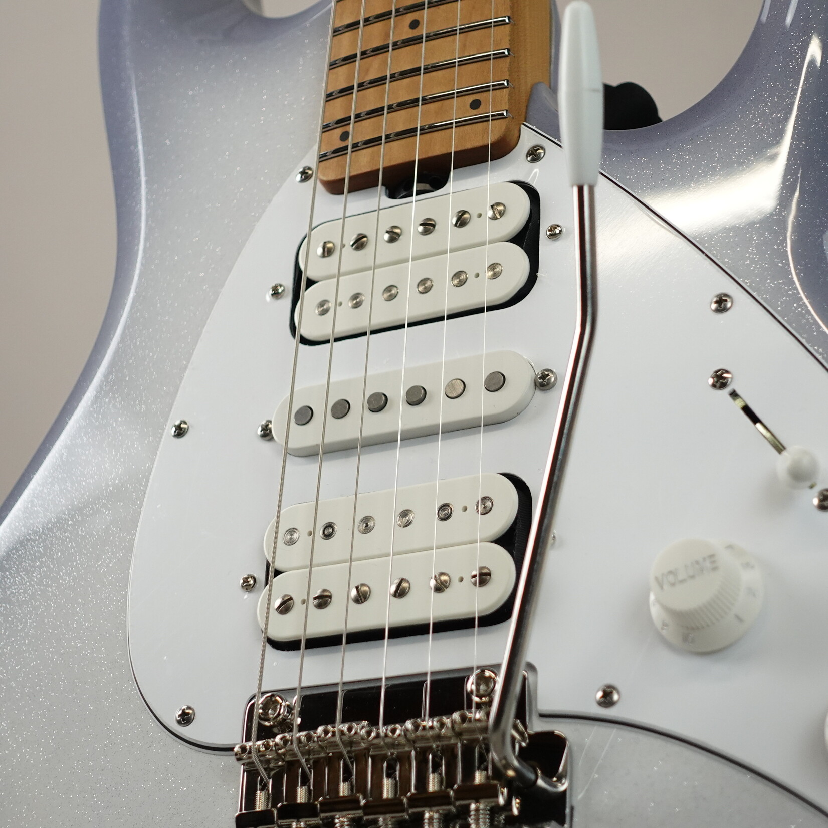 Ernie Ball Music Man HSH Silhouette Electric Guitar - Snowy Night