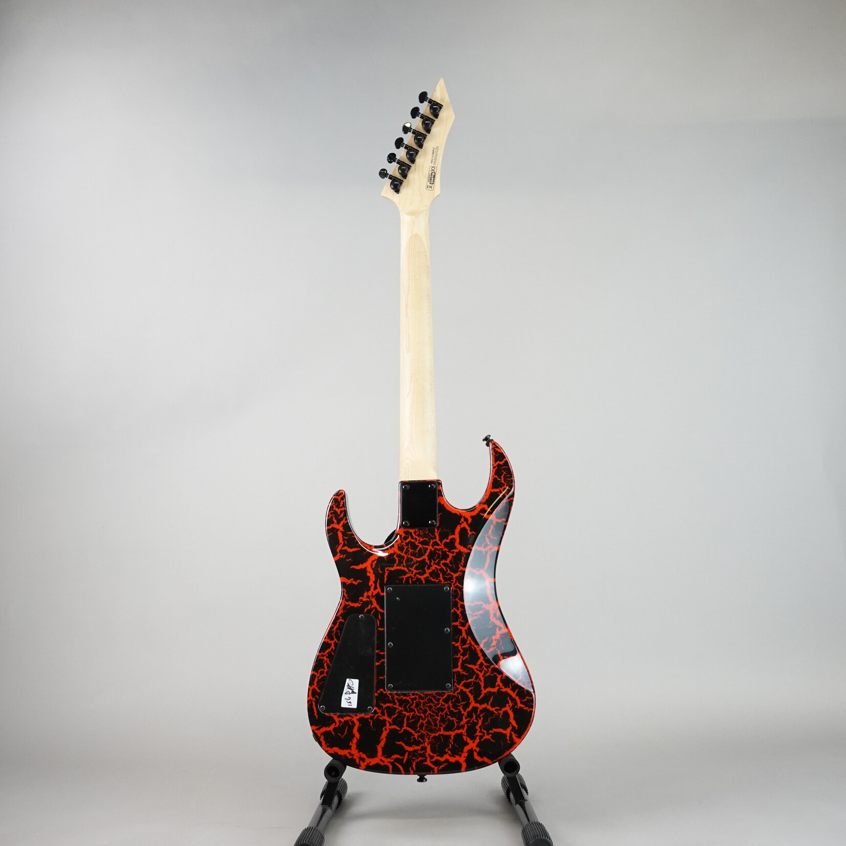 B.C. Rich Gunslinger Retro II Electric Guitar W/Floyd Rose  - Red Crackle (Used)