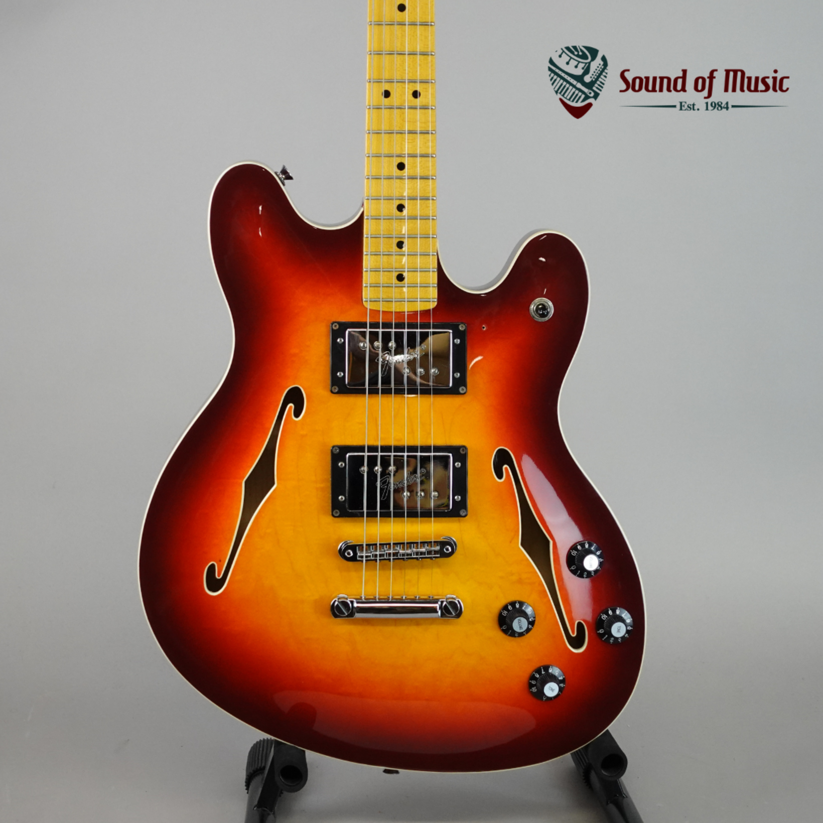 Fender Modern Player Starcaster, Maple Fingerboard - Aged Cherry Burst (Used)