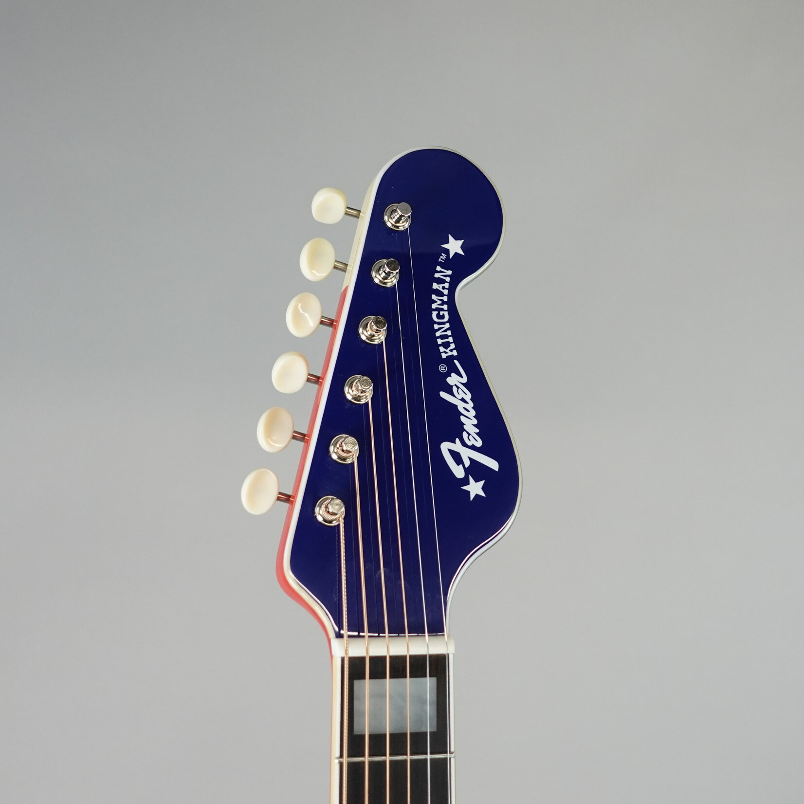 Fender Buck Owens Kingman Acoustic-Electric Guitar w/Case - Red White and Blue (Used)