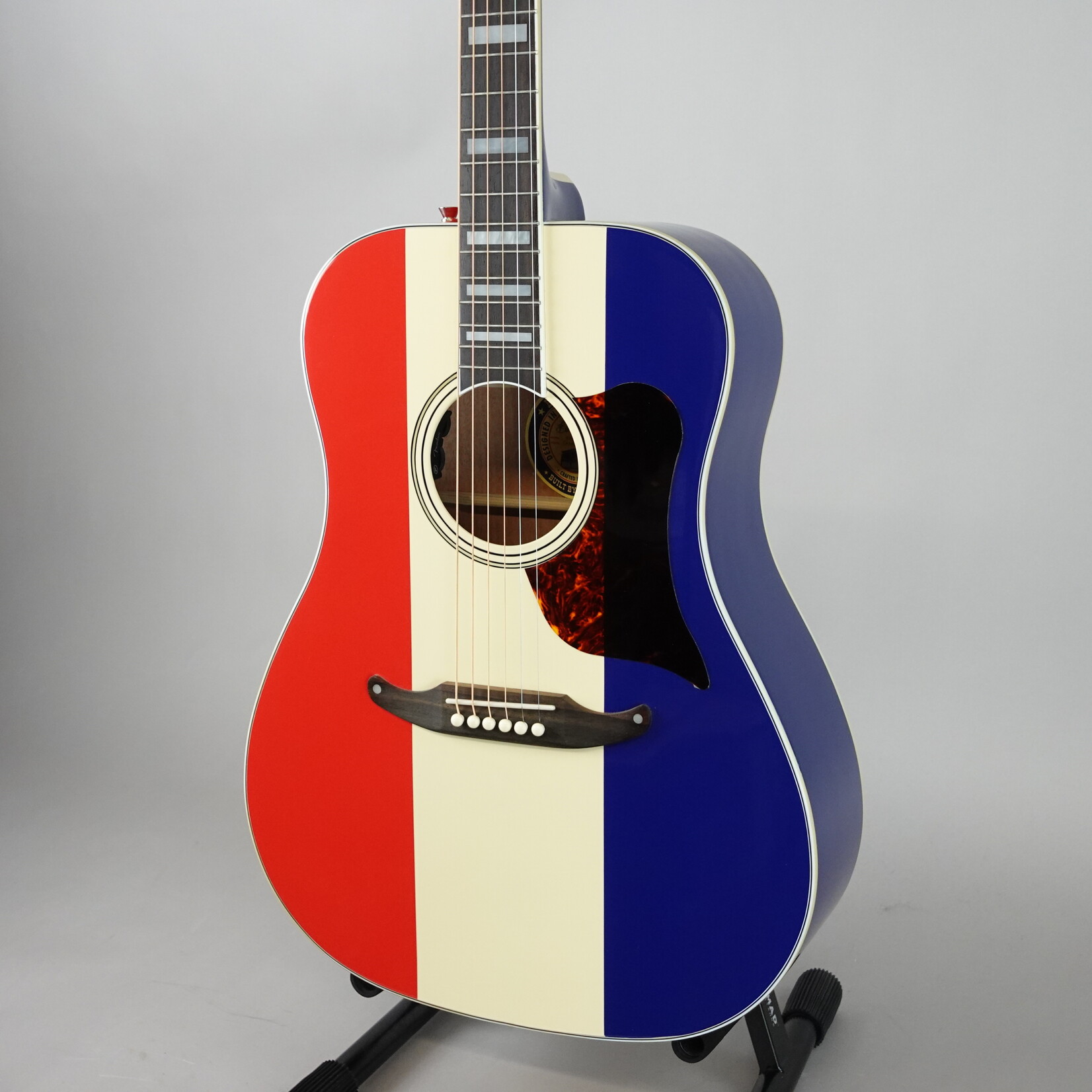 Fender Buck Owens Kingman Acoustic-Electric Guitar w/Case - Red White and Blue (Used)