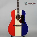 FENDER Fender Buck Owens Kingman Acoustic-Electric Guitar w/Case - Red White and Blue (Used)