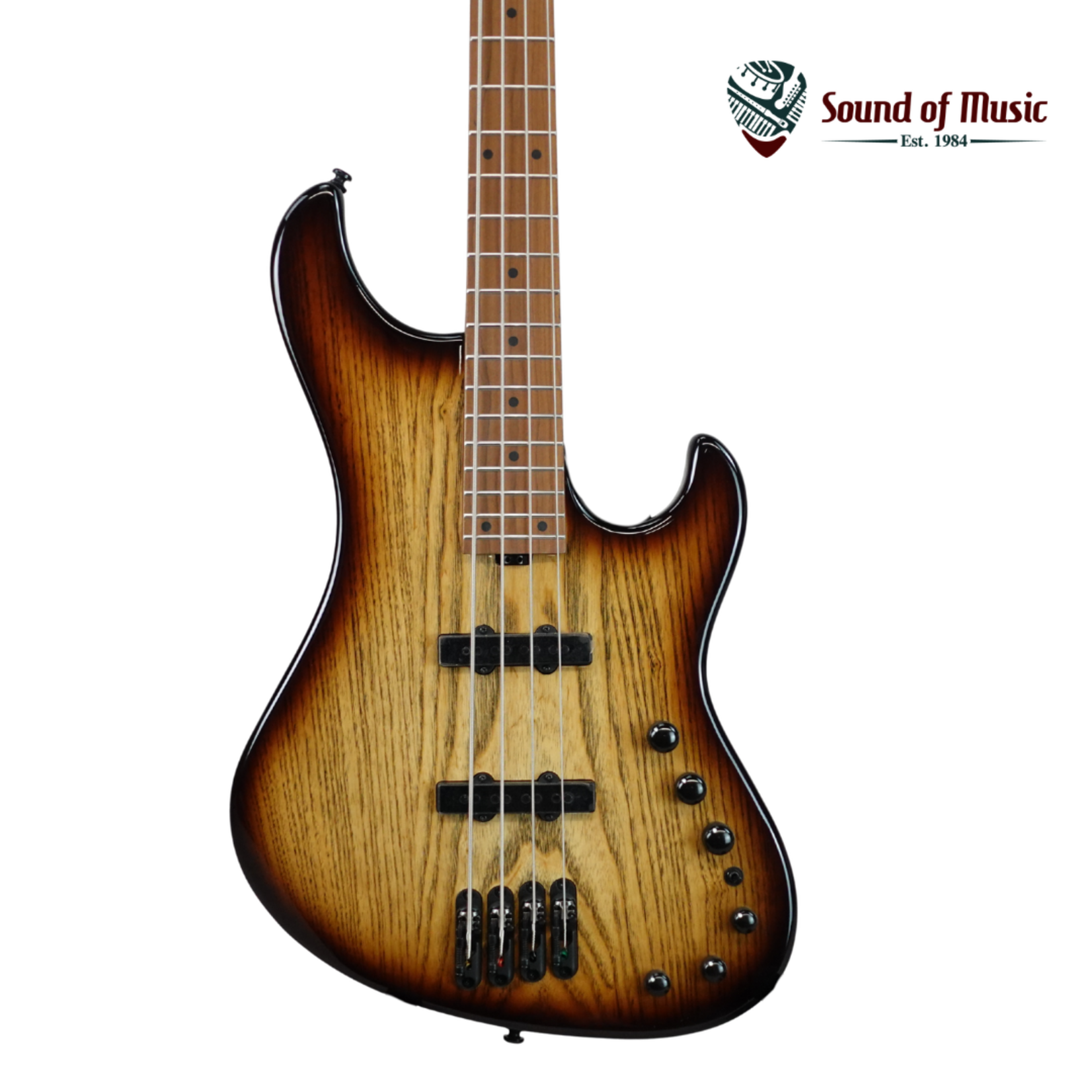 Ibanez Mode MDM1300 Electric Bass Guitar - Natural Stained Amber Burst
