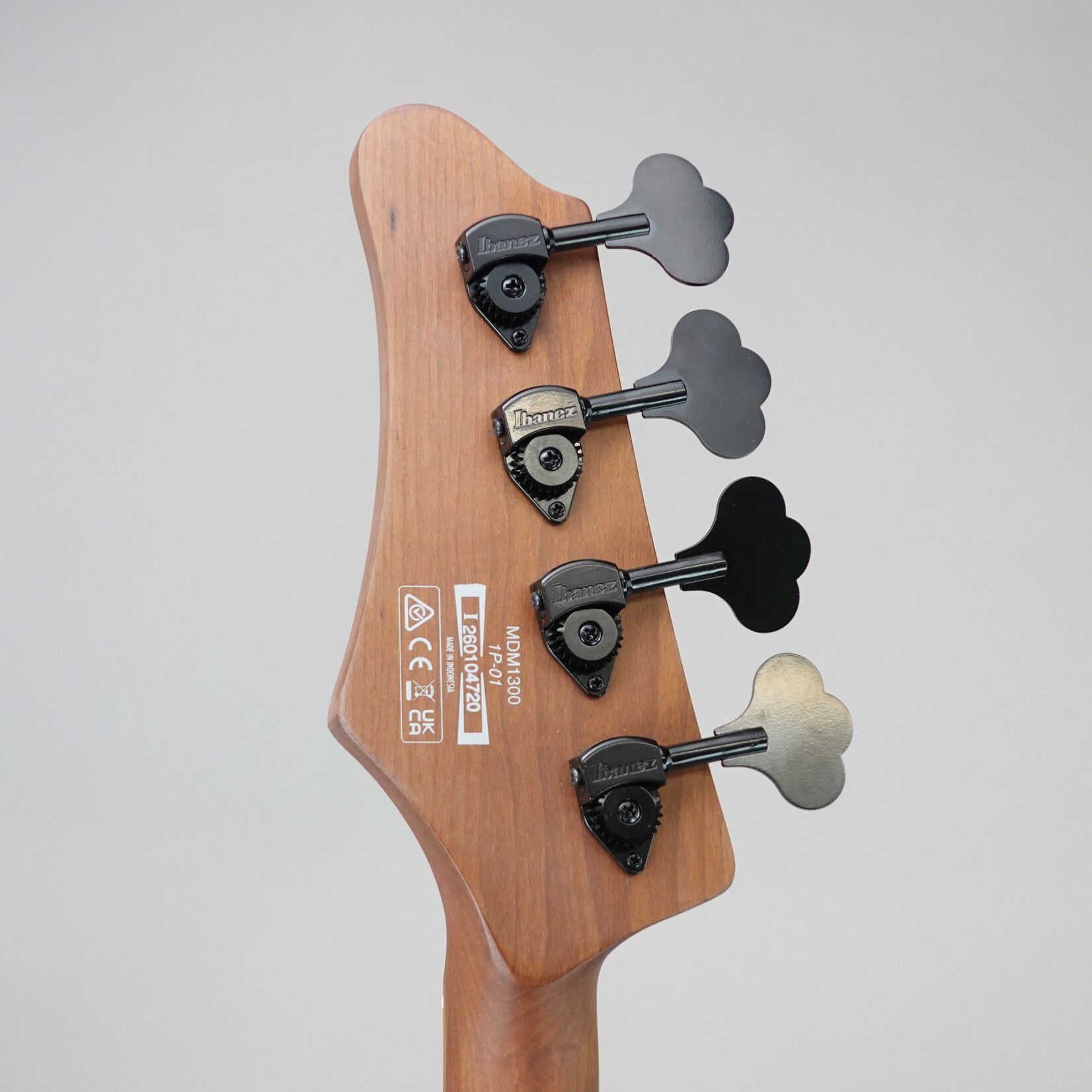 Ibanez Mode MDM1300 Electric Bass Guitar - Natural Stained Amber Burst
