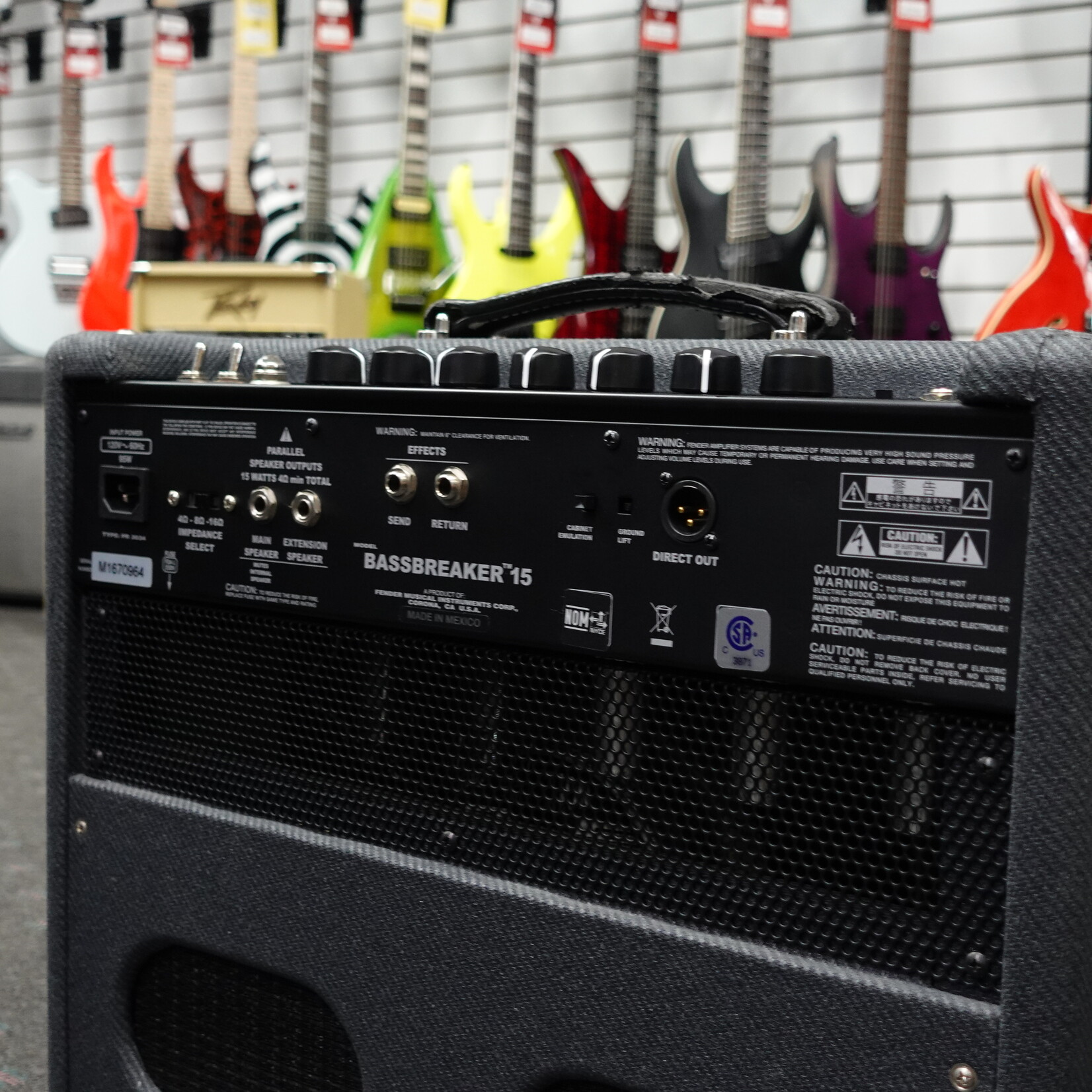 Fender Bassbreaker 15W 1x12 Tube Guitar Combo Amp  - (Used)