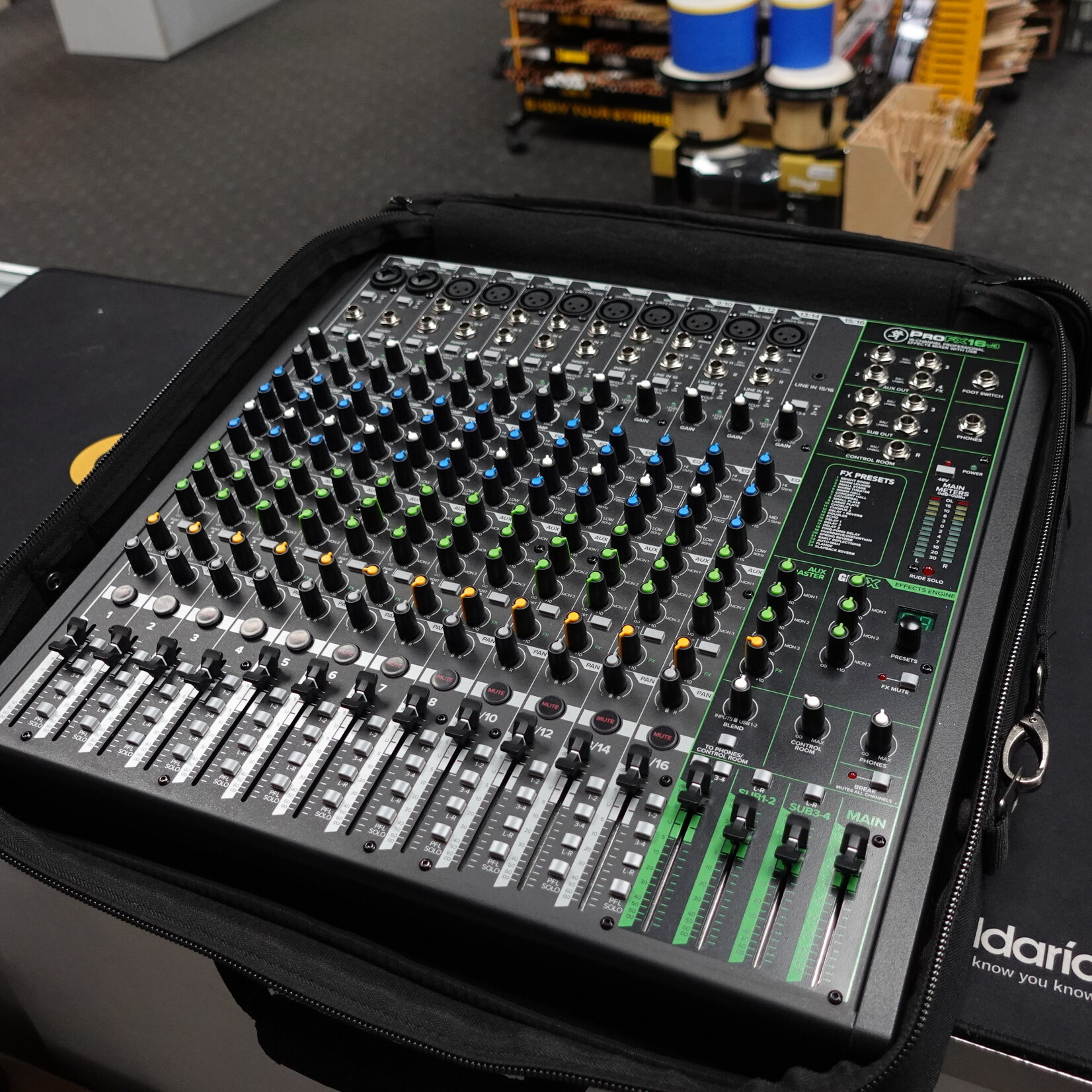 Mackie ProFX16v3 16 Channel Mixer W/Carry Bag - (Used)