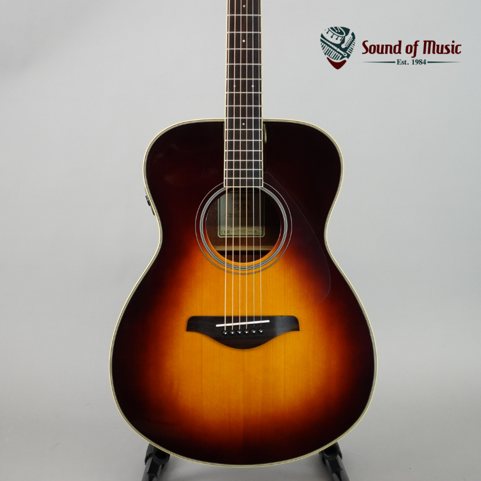Yamaha FS-TA TransAcoustic Concert Acoustic-Electric Guitar - Brown Sunburst (Used)