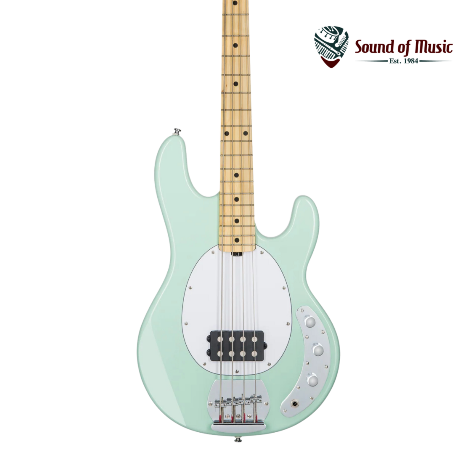 Sterling By Music Man StingRay RAY4 Bass Guitar - Mint Green