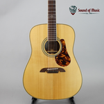Alvarez Alvarez MD60e Herringbone Acoustic-Electric Guitar - Natural (Used)
