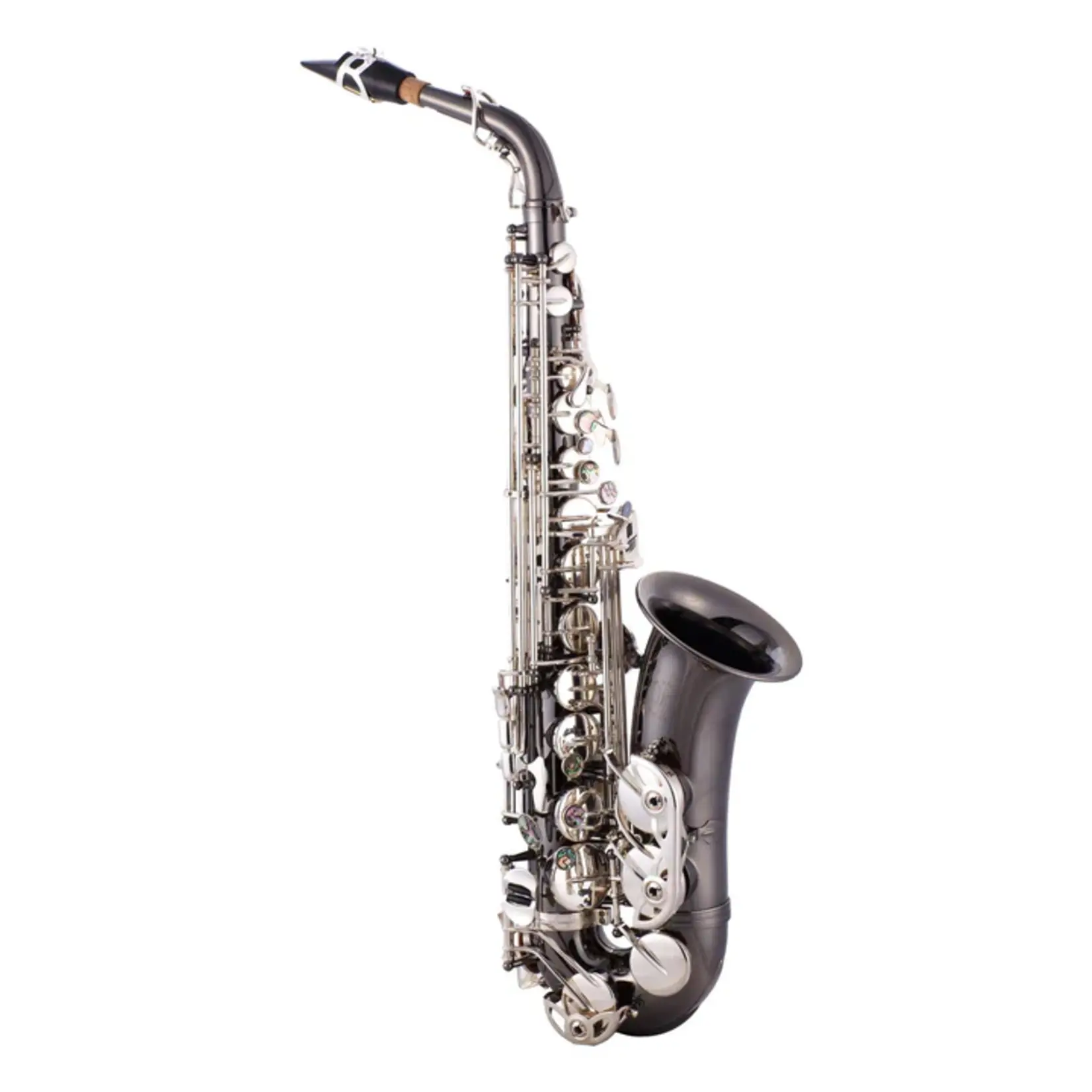John Packer JP045BS Alto Saxophone Outfit - Black w/Silver Keys