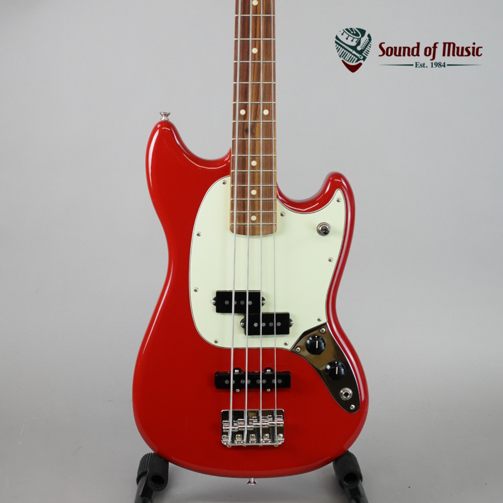 Fender Mustang Bass PJ, Pau Ferro Fingerboard - Torino Red (Used)