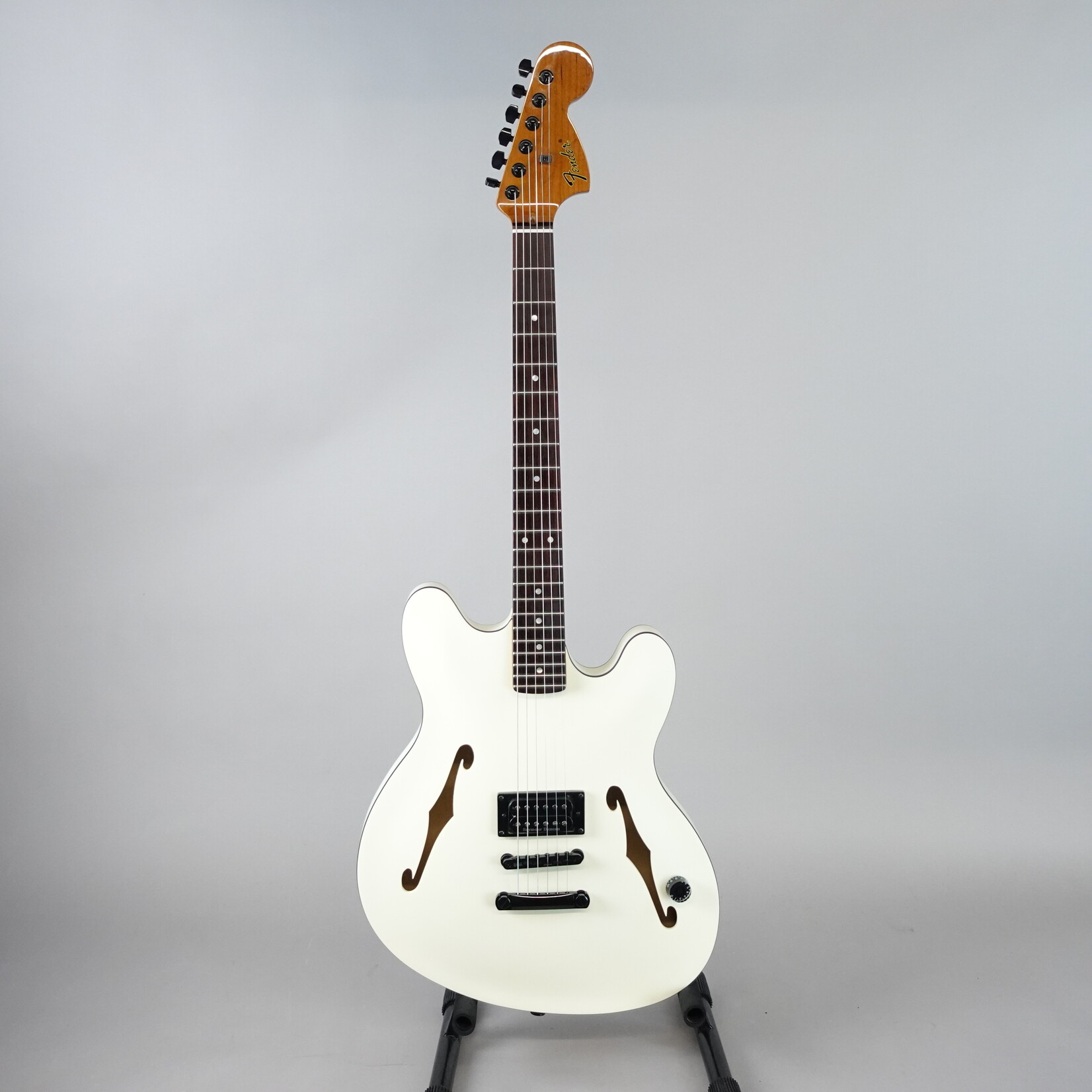 Fender Tom DeLonge Starcaster Semi-Hollowbody Electric Guitar - Satin Olympic White (Used)