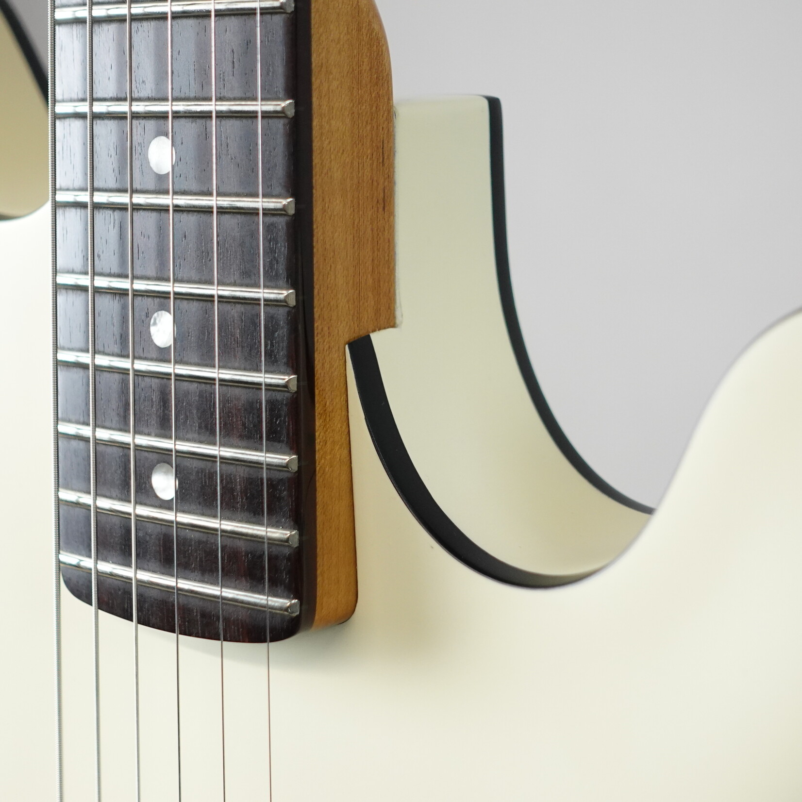 Fender Tom DeLonge Starcaster Semi-Hollowbody Electric Guitar - Satin Olympic White (Used)