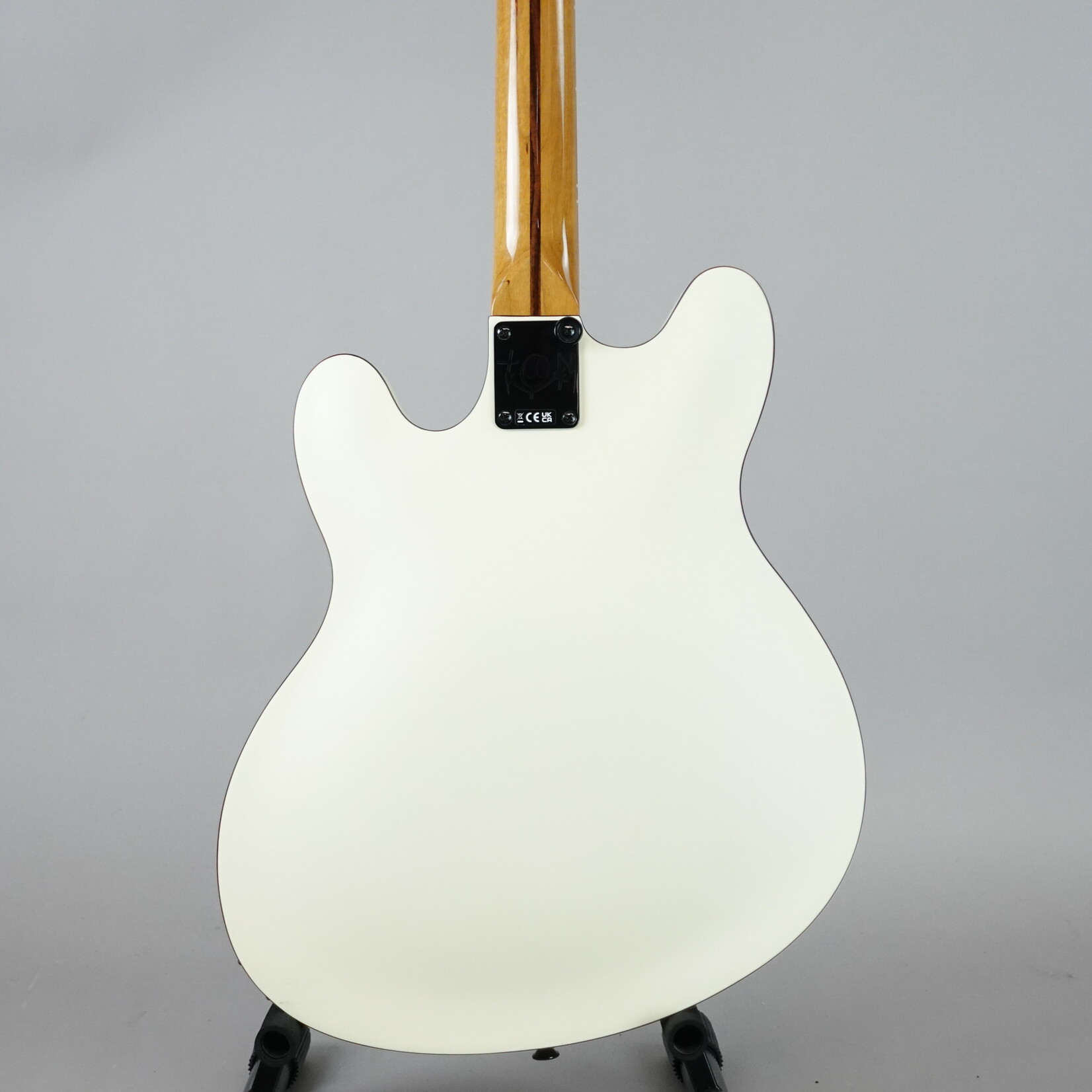 Fender Tom DeLonge Starcaster Semi-Hollowbody Electric Guitar - Satin Olympic White (Used)