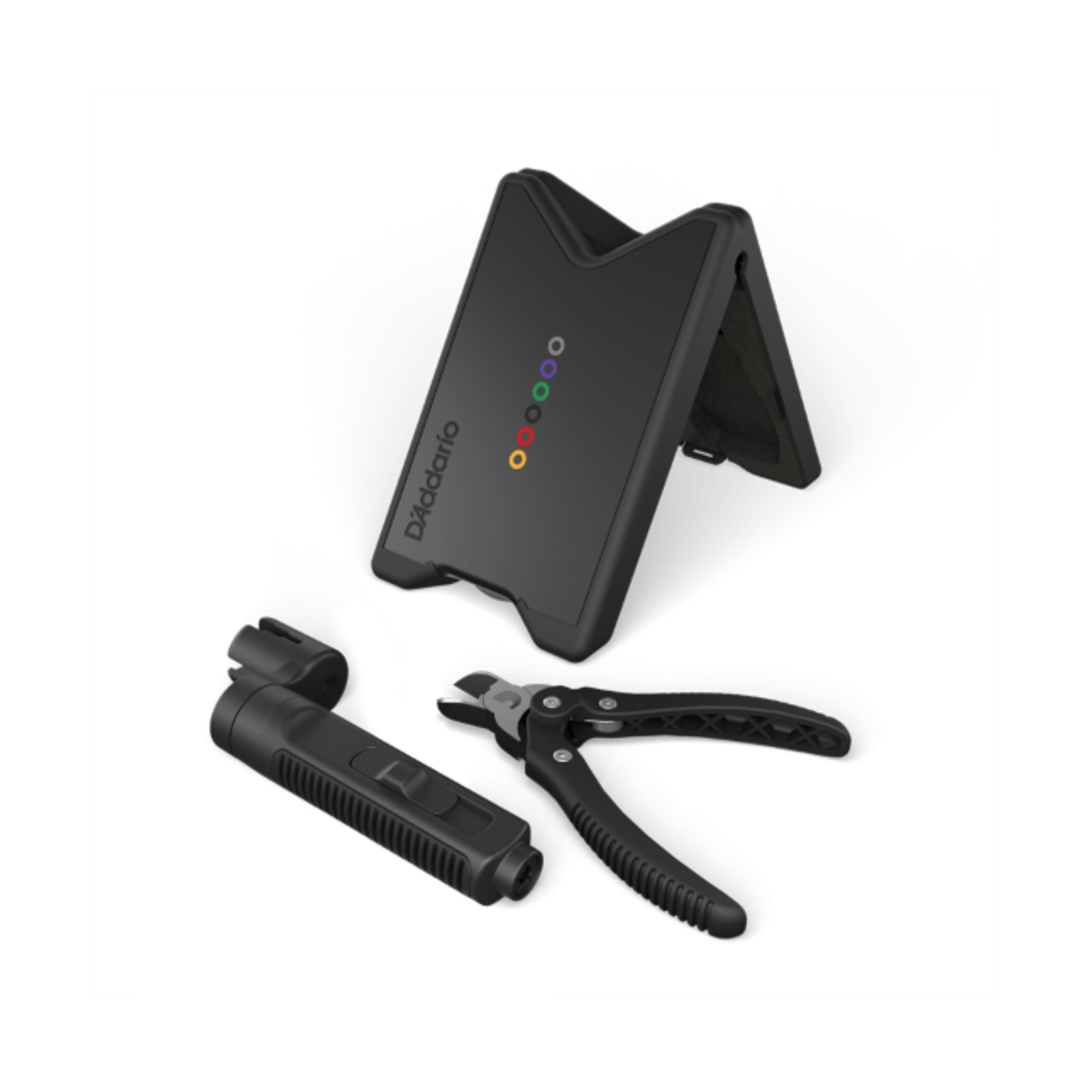 D'Addario Tour-Grade String Change Kit - Winder, Cutter, and Neck Rest