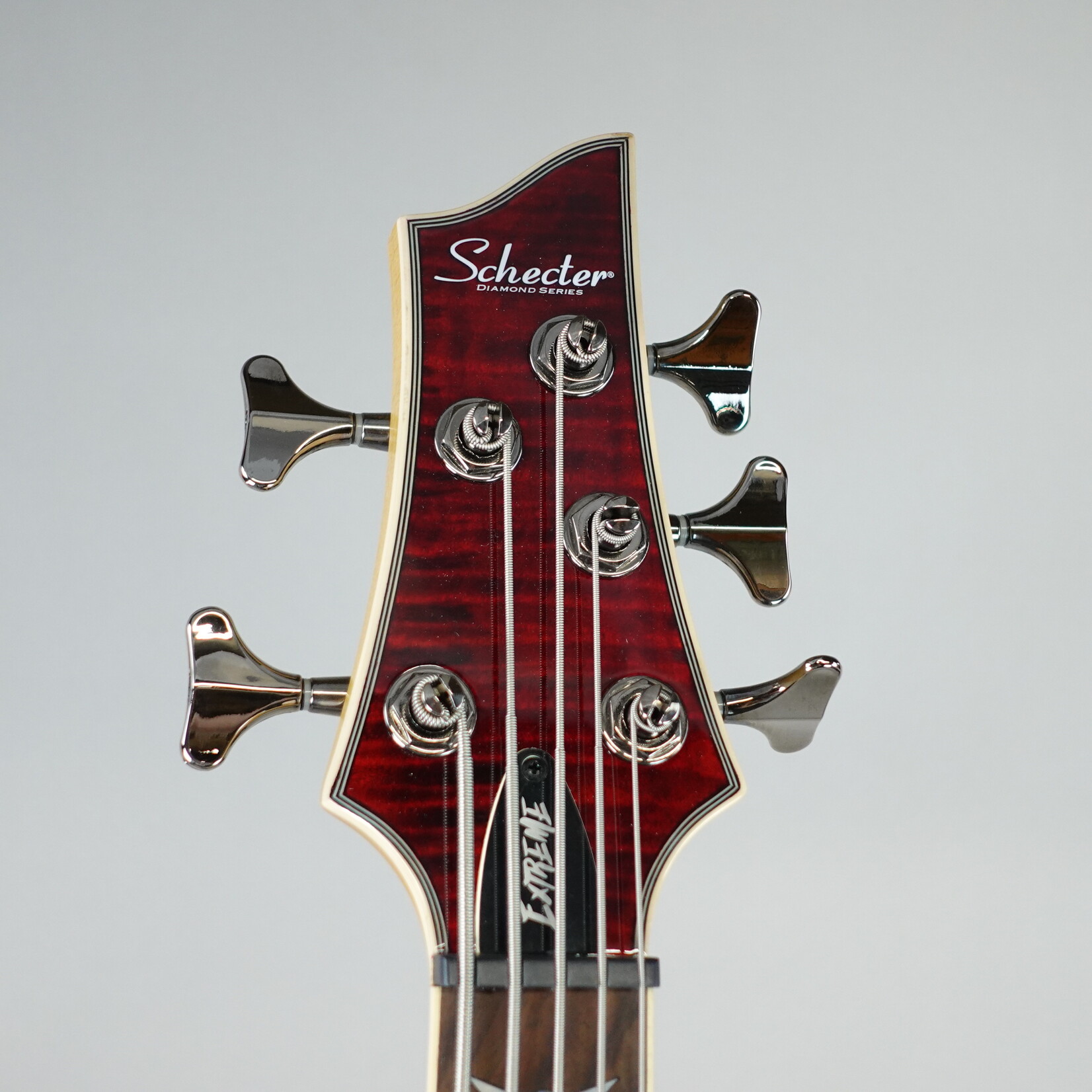 Schecter Diamond Series Extreme 5-String Electric Bass - Black Cherry Transparent (Used)