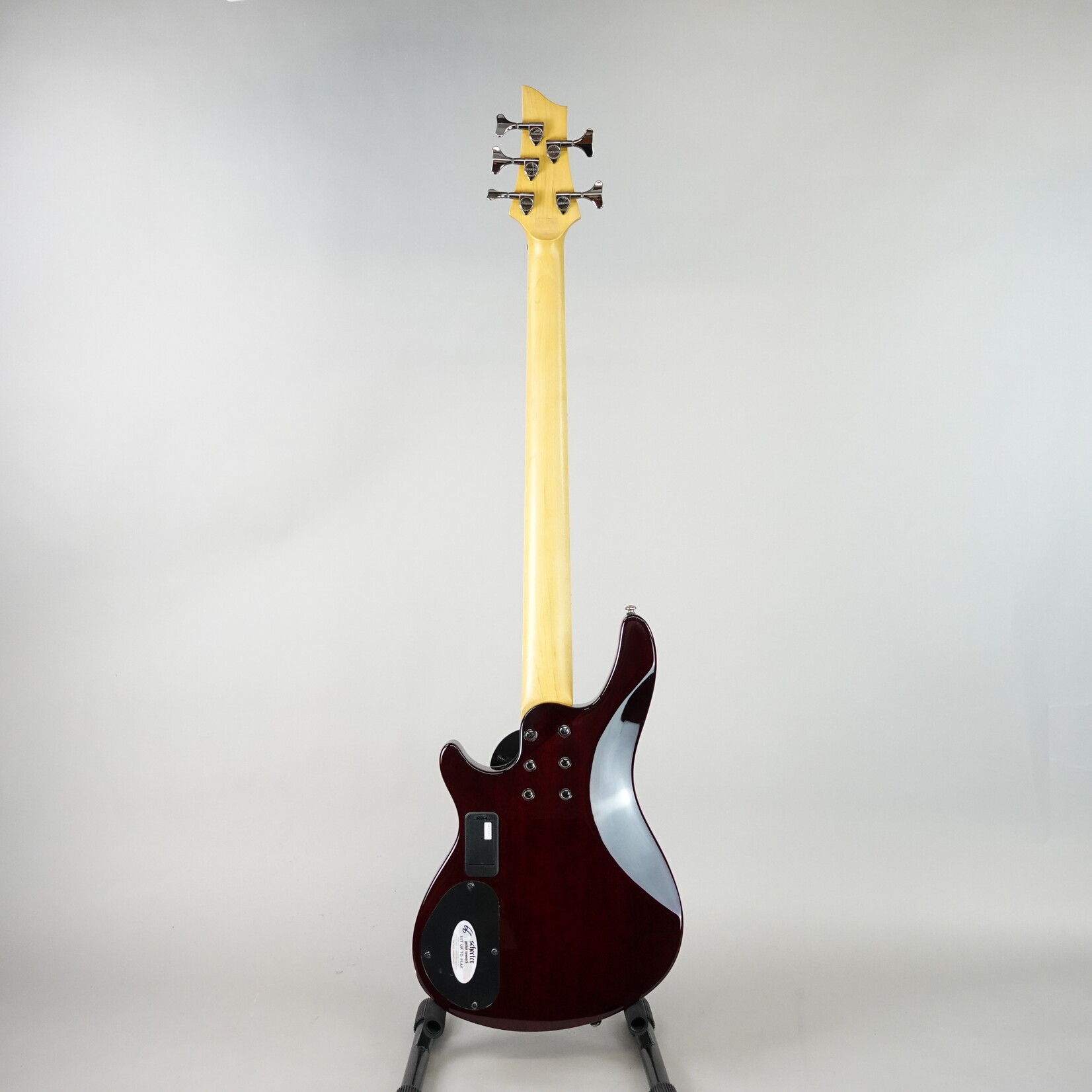 Schecter Diamond Series Extreme 5-String Electric Bass - Black Cherry Transparent (Used)