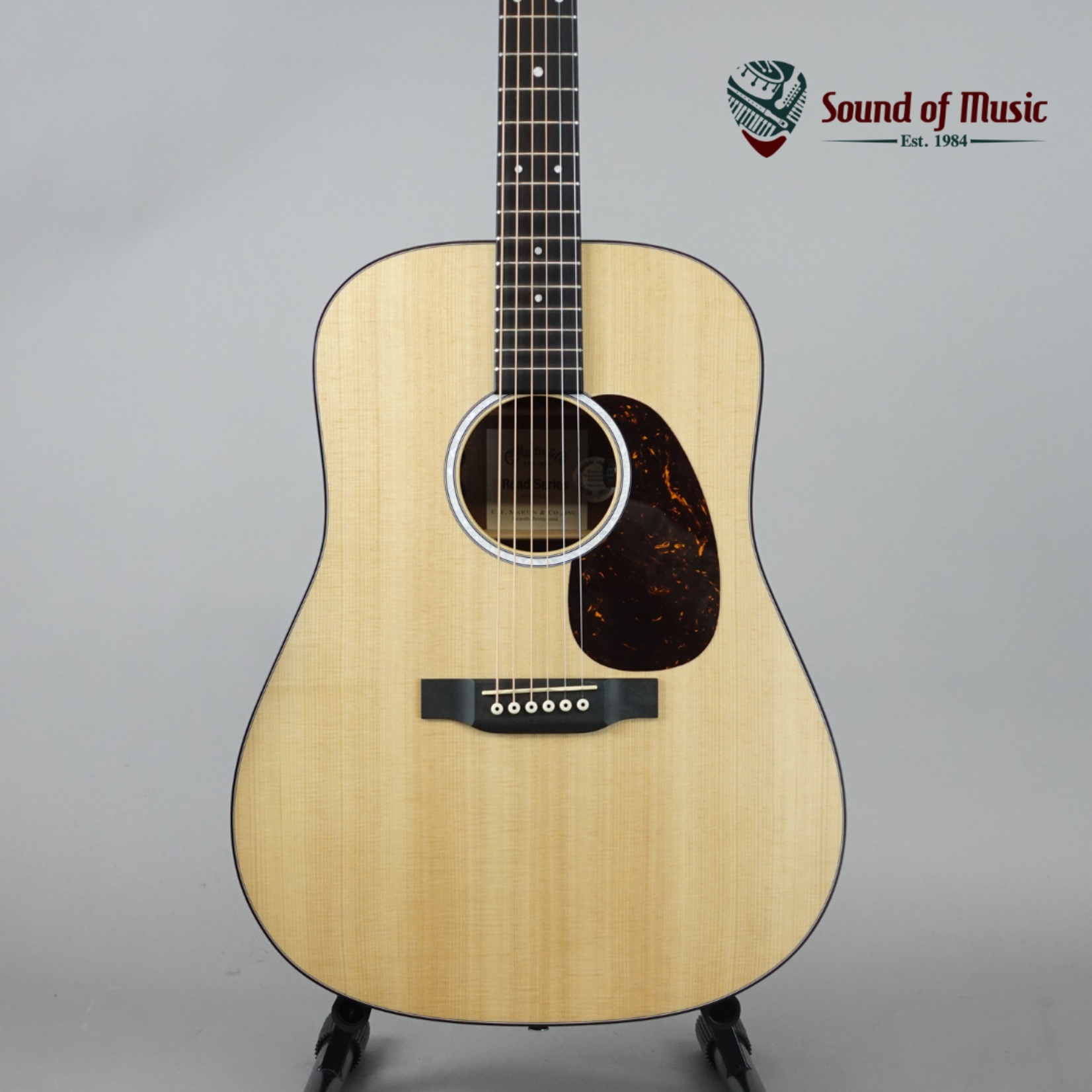 Martin D-10E Road Series Dreadnought Acoustic-Electric Guitar W/Softshell Bag - Natural (Used)