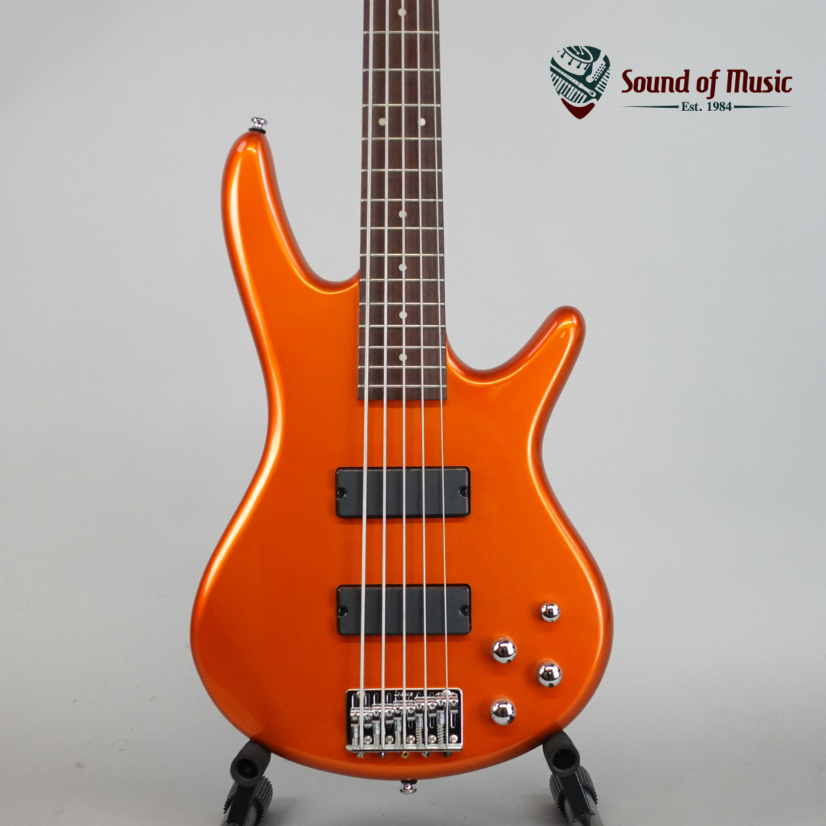 Ibanez GIO SR GSR205ROM 5-String Electric Bass - Roadster Orange Metallic (Used)