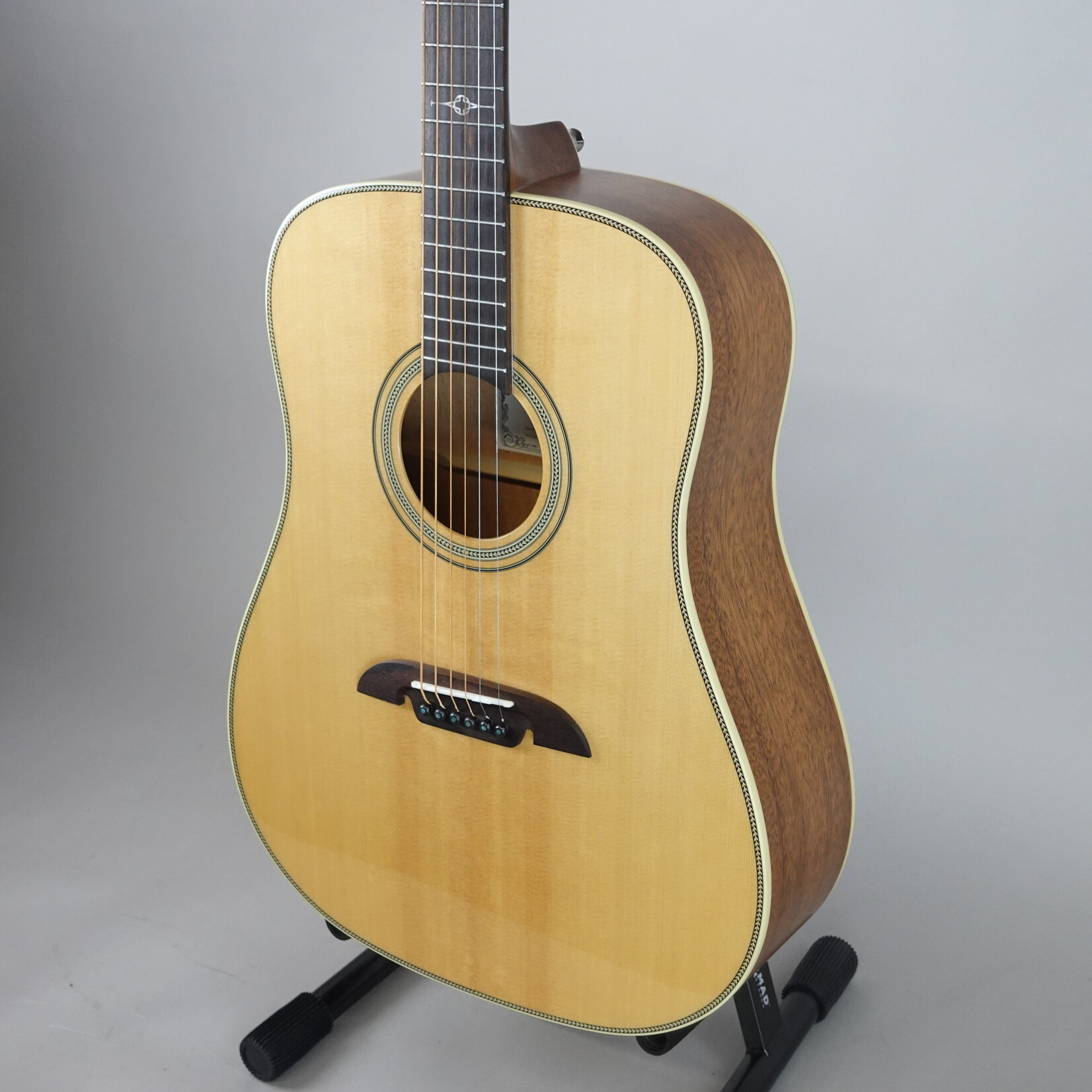 Alvarez AD60 Herringbone Dreadnaught Acoustic Guitar - Natural