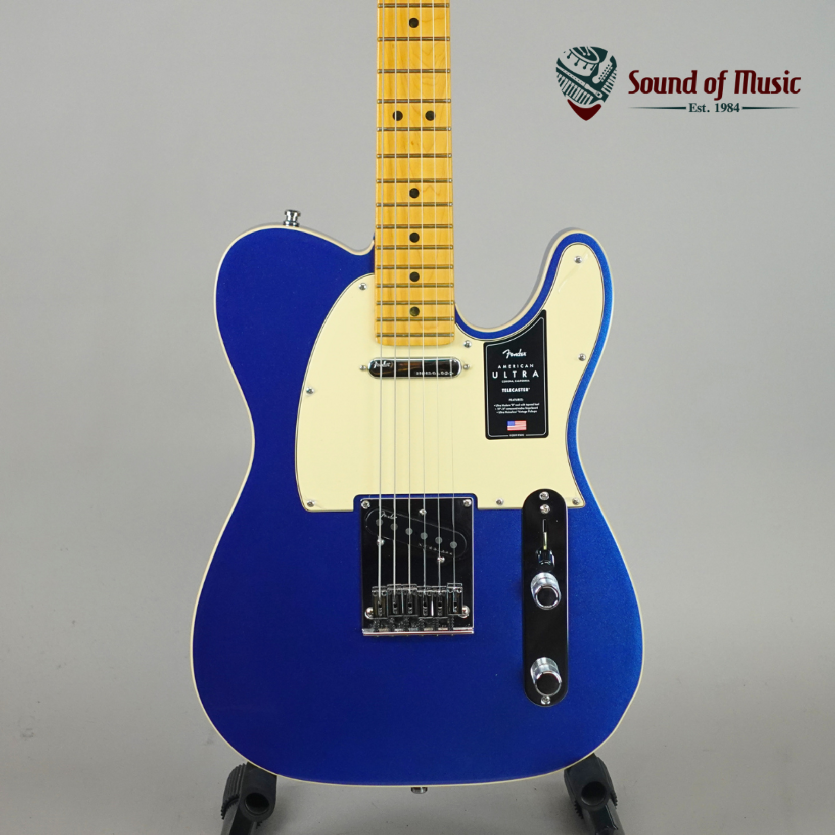 Fender American Ultra Telecaster Maple Fingerboard W/Case - Cobra Blue (Used)