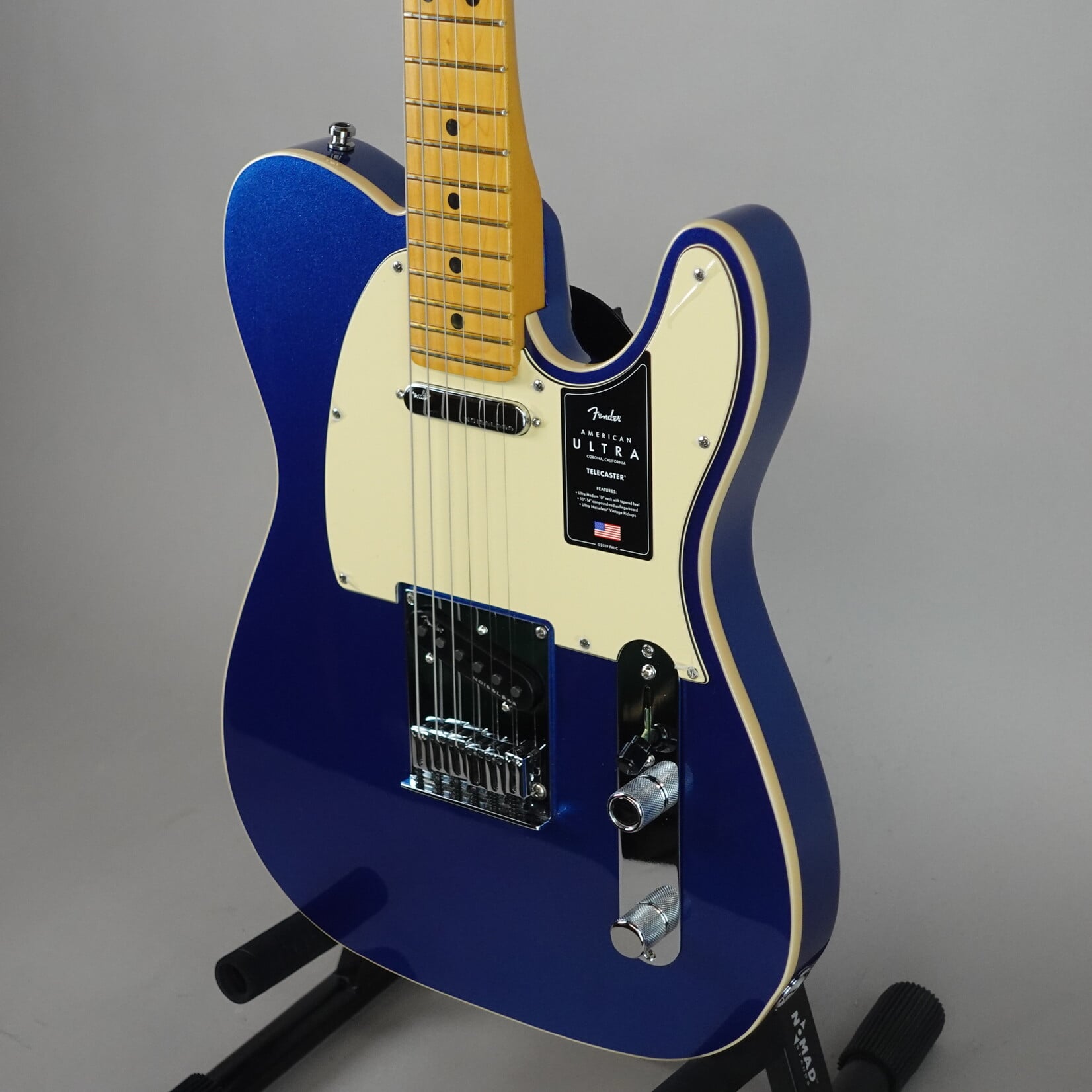 Fender American Ultra Telecaster Maple Fingerboard W/Case - Cobra Blue (Used)