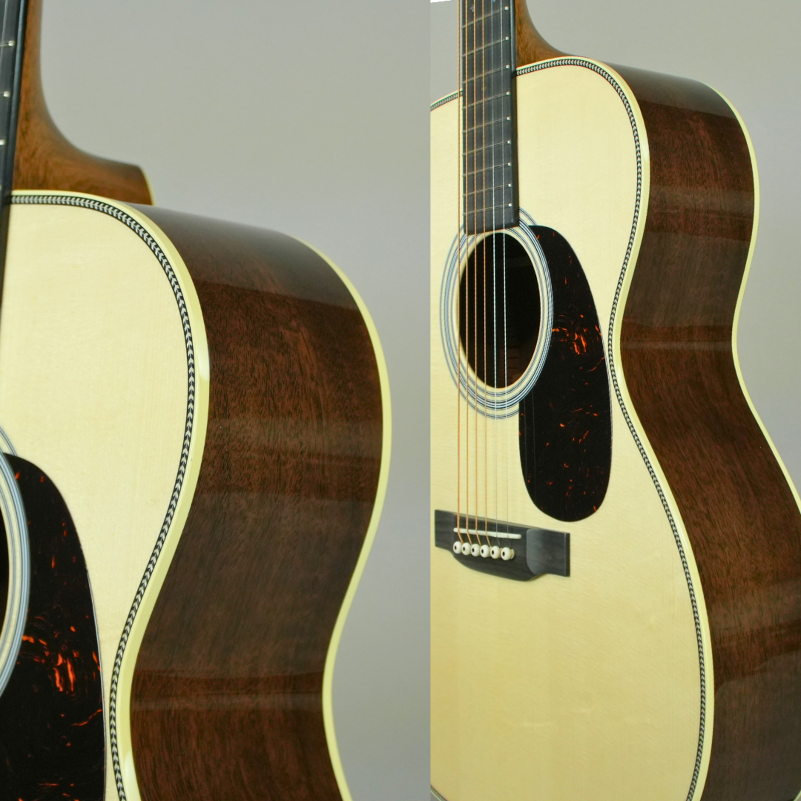 Martin Custom Shop 000/OM Auditorium Acoustic Guitar W/Case - Bastogne Walnut